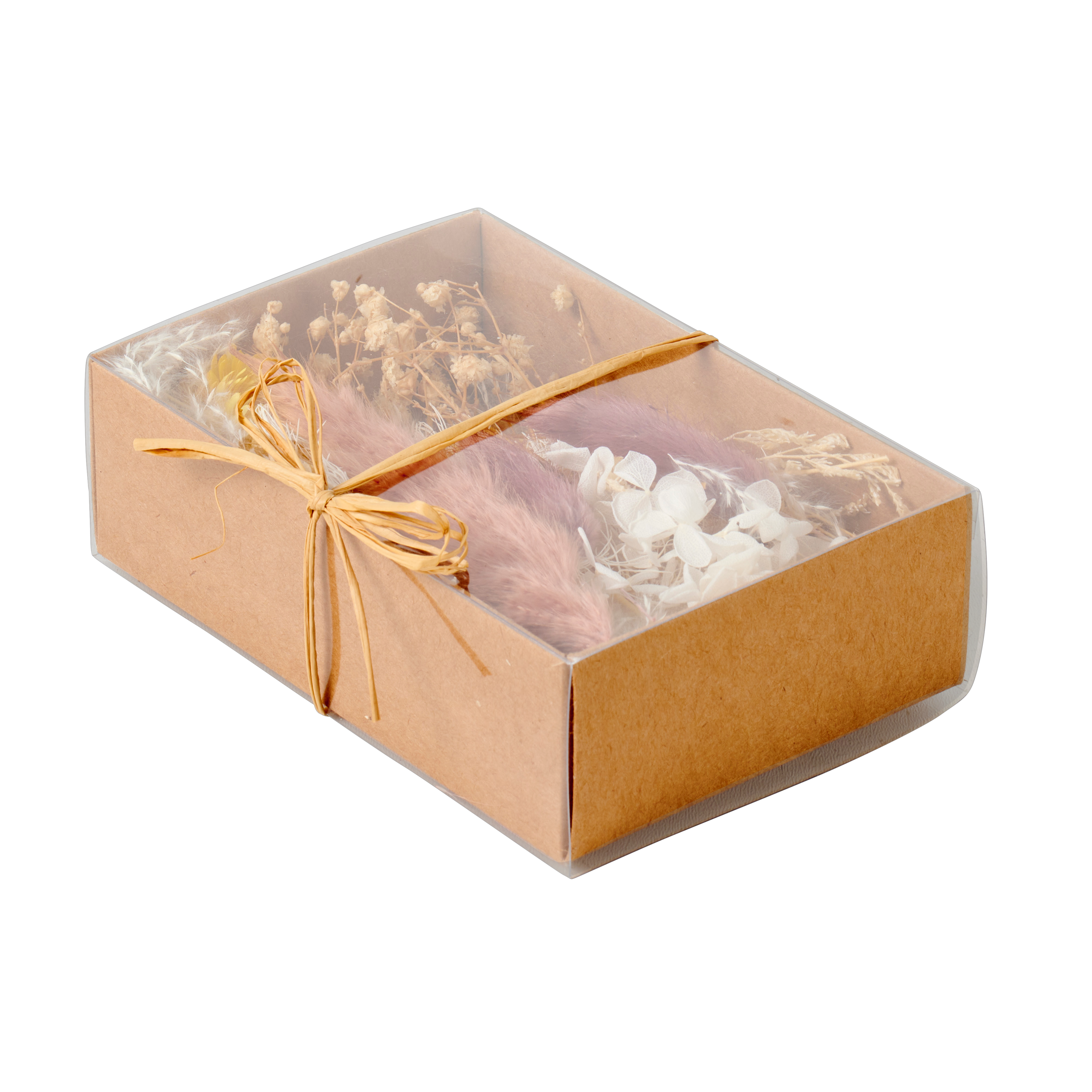 BOX Droogdecoratie diverse kleurenH 4,5 x B 15 x D 10 cm