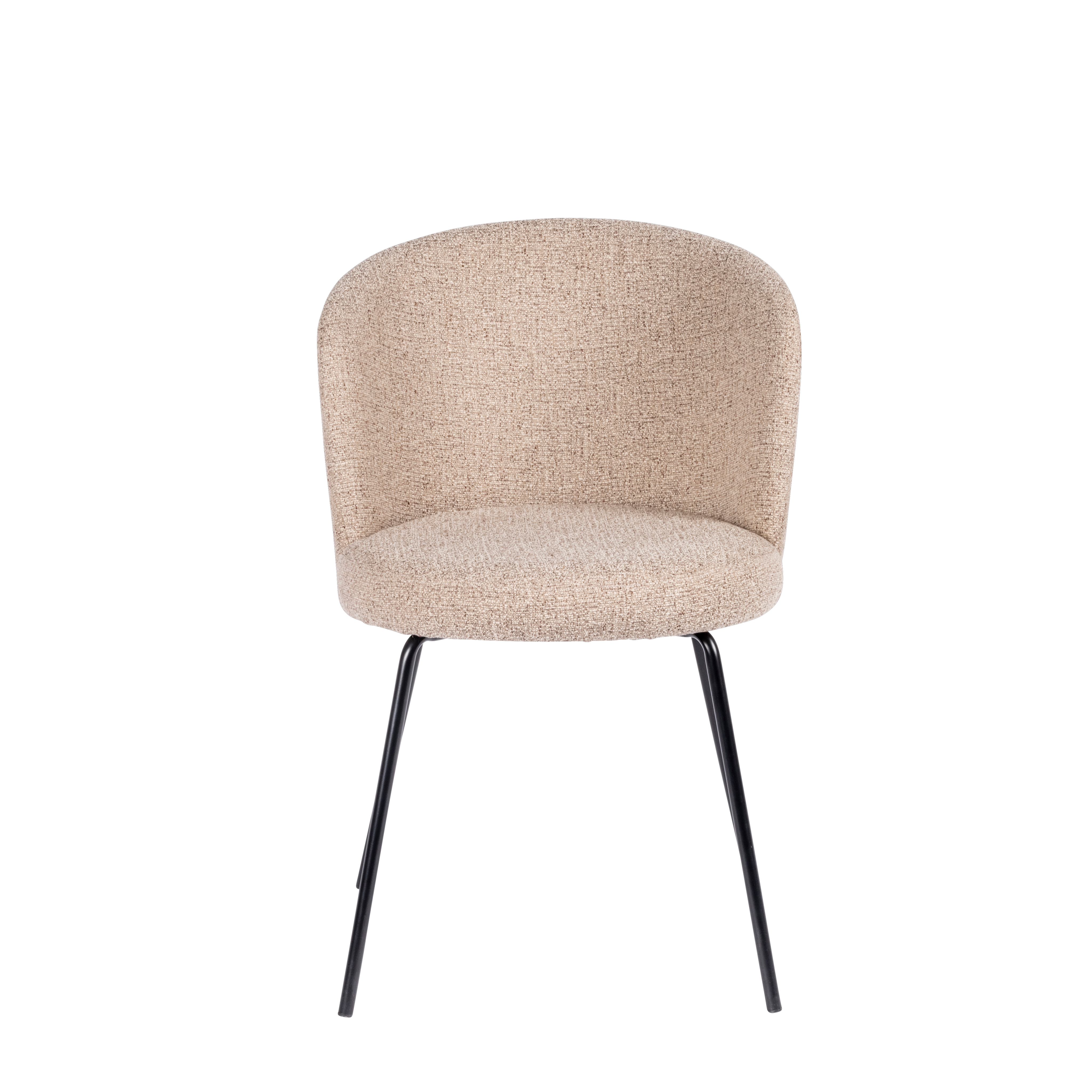 OLIVIER Eetkamerstoel beigeH 77 x B 46 x D 43 cm