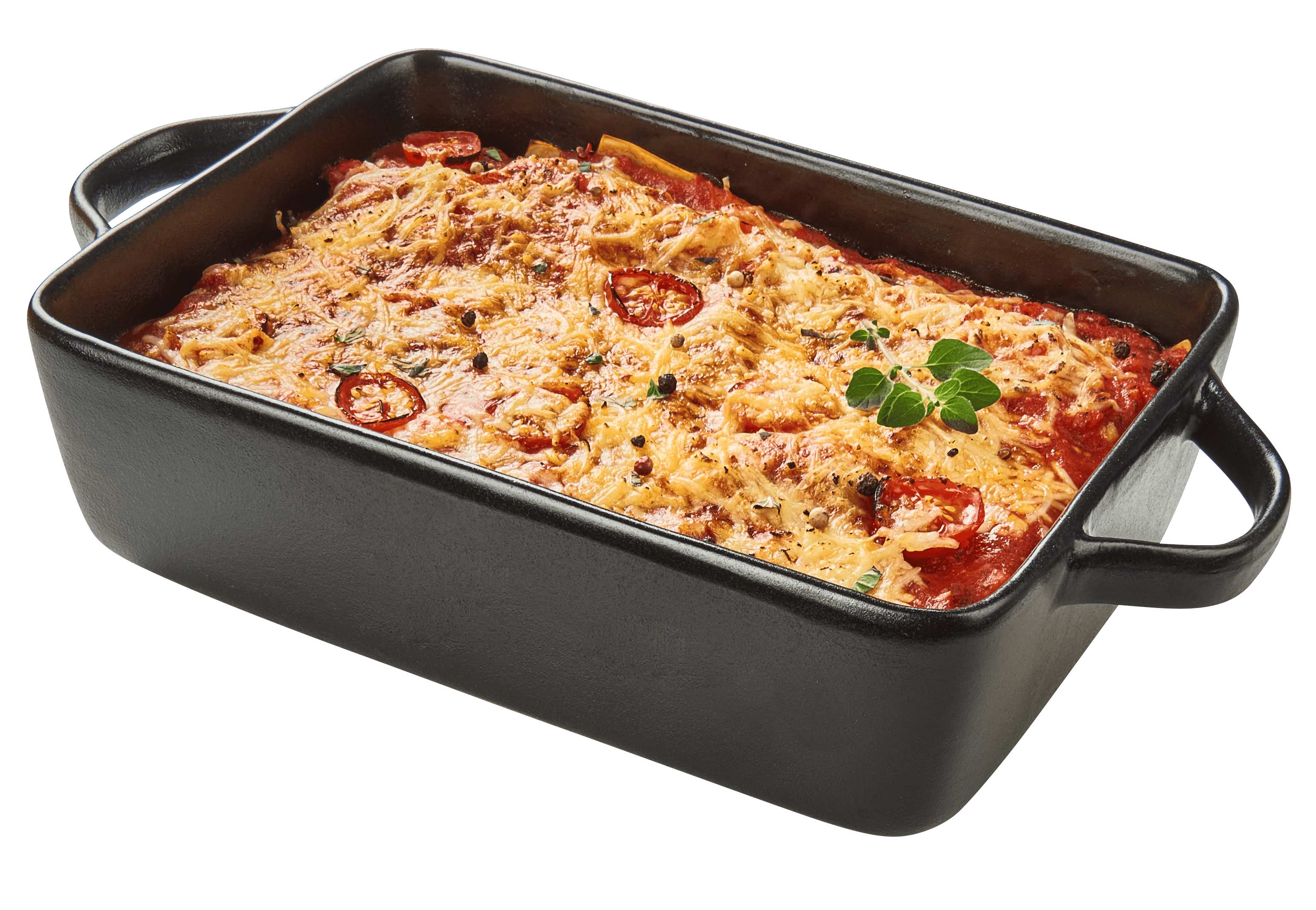 FERO Lasagneschaal zwartH 8 x B 19,5 x L 27 cm - CASA
