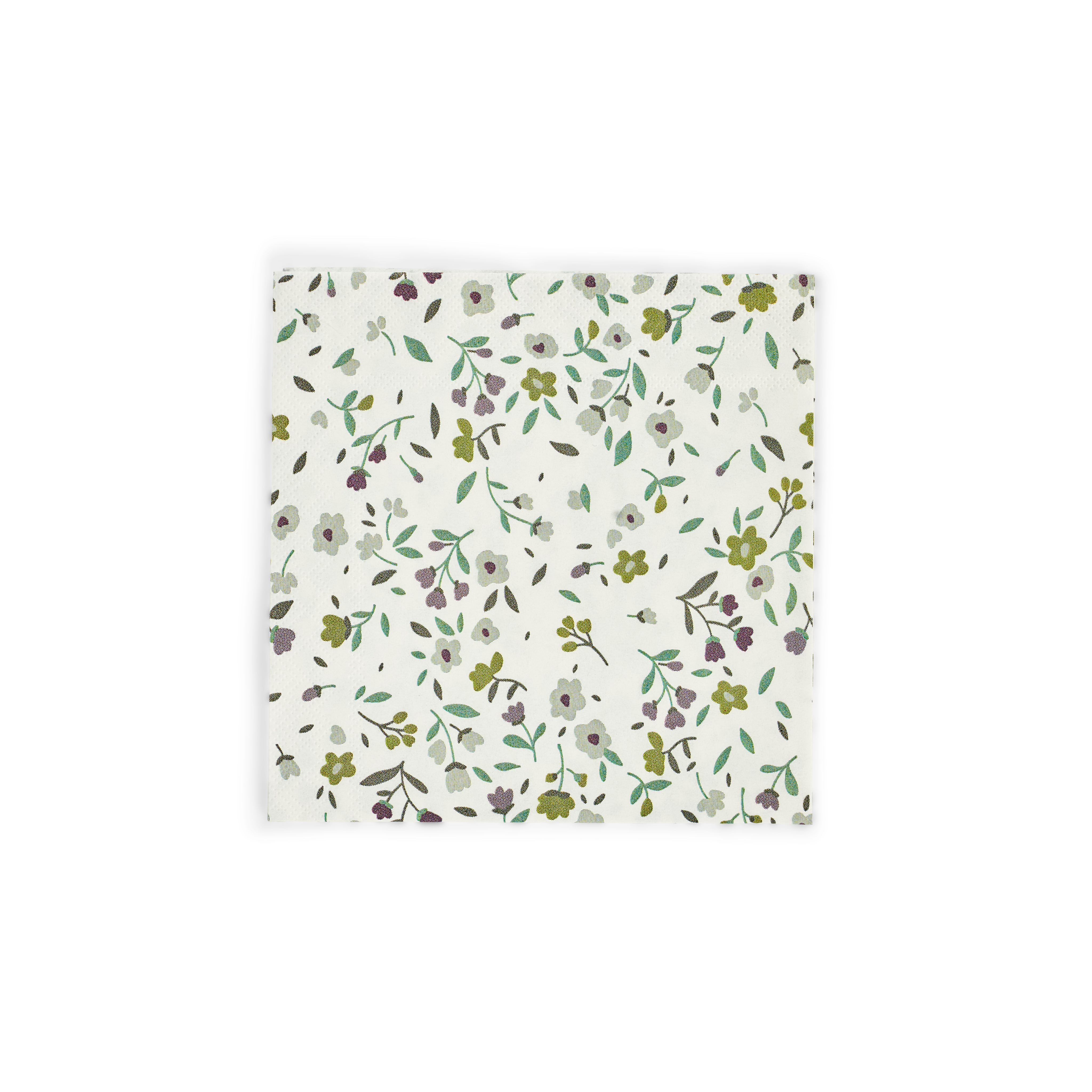 AURELLE Set van 20 servetten multicolorB 25 x L 25 cm