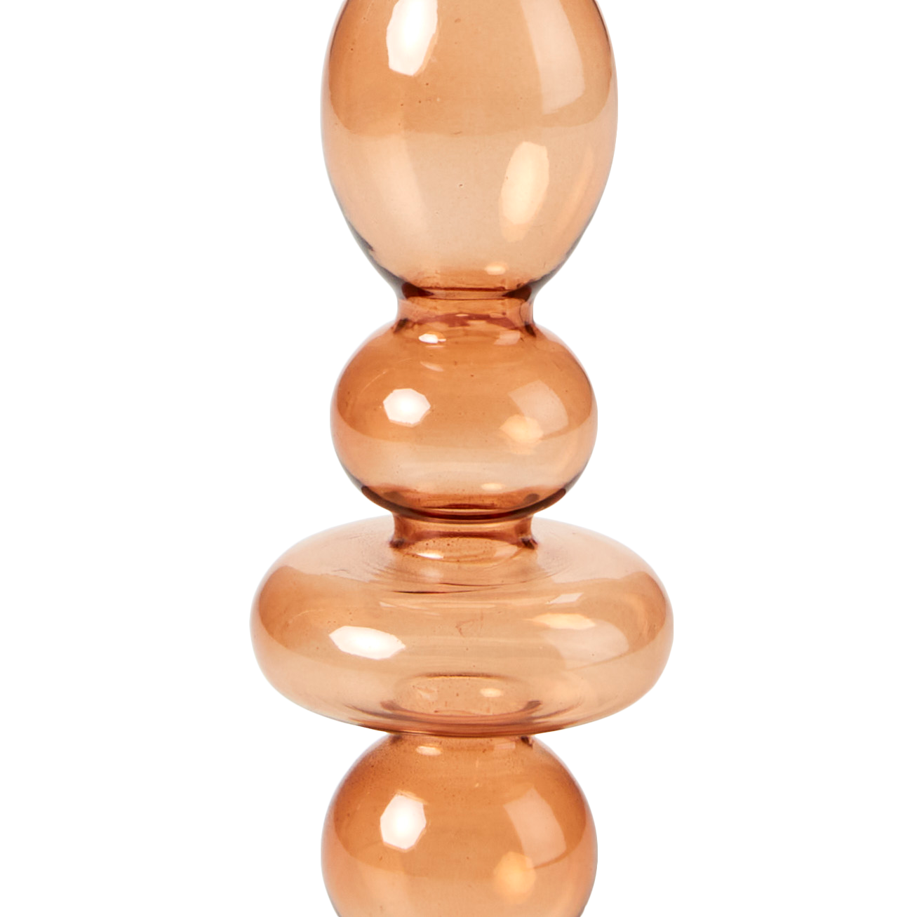ISA Kandelaar bruinH 21,5 cm - Ø 8 cm