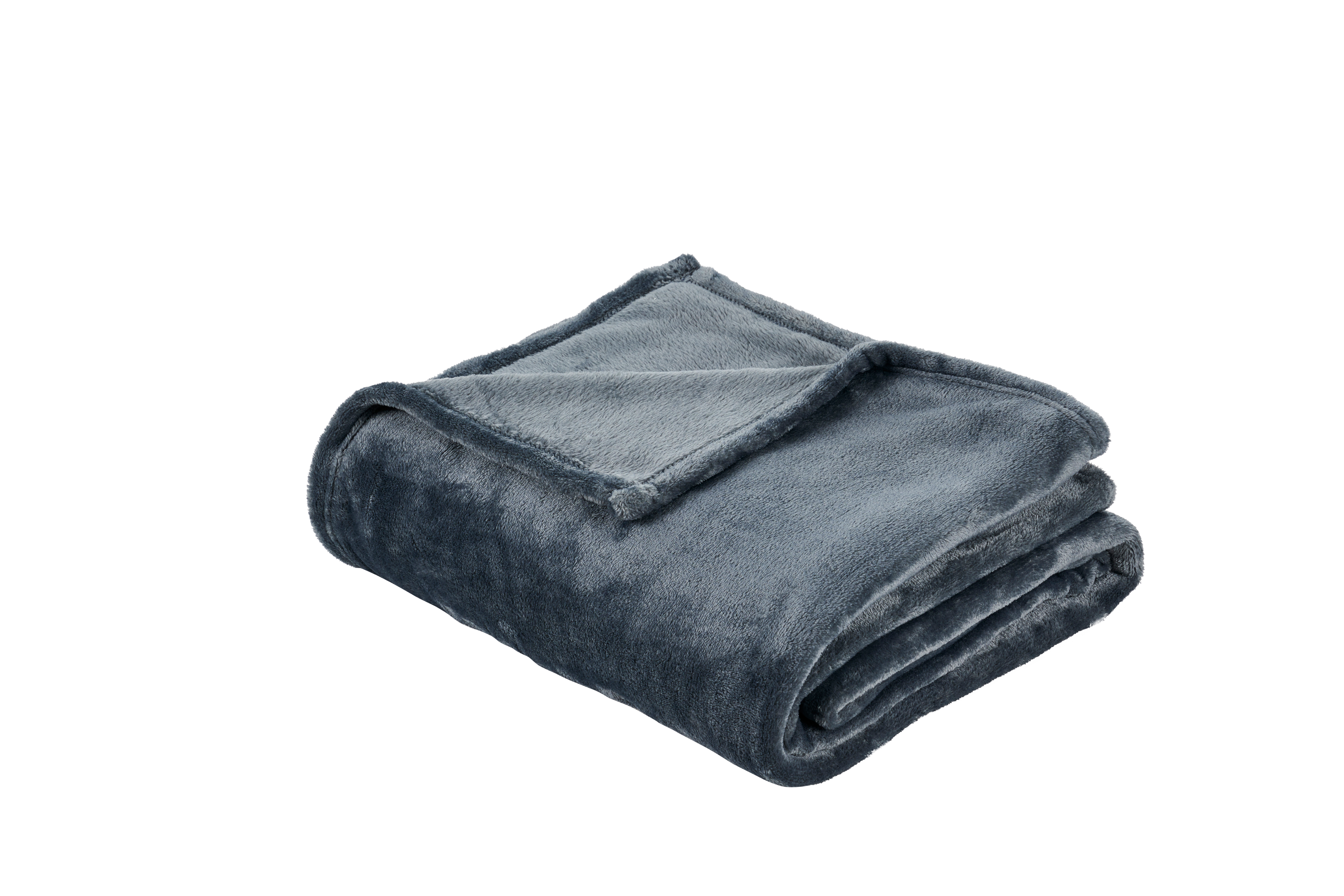 FLANELLA Plaid grijsB 150 x L 200 cm