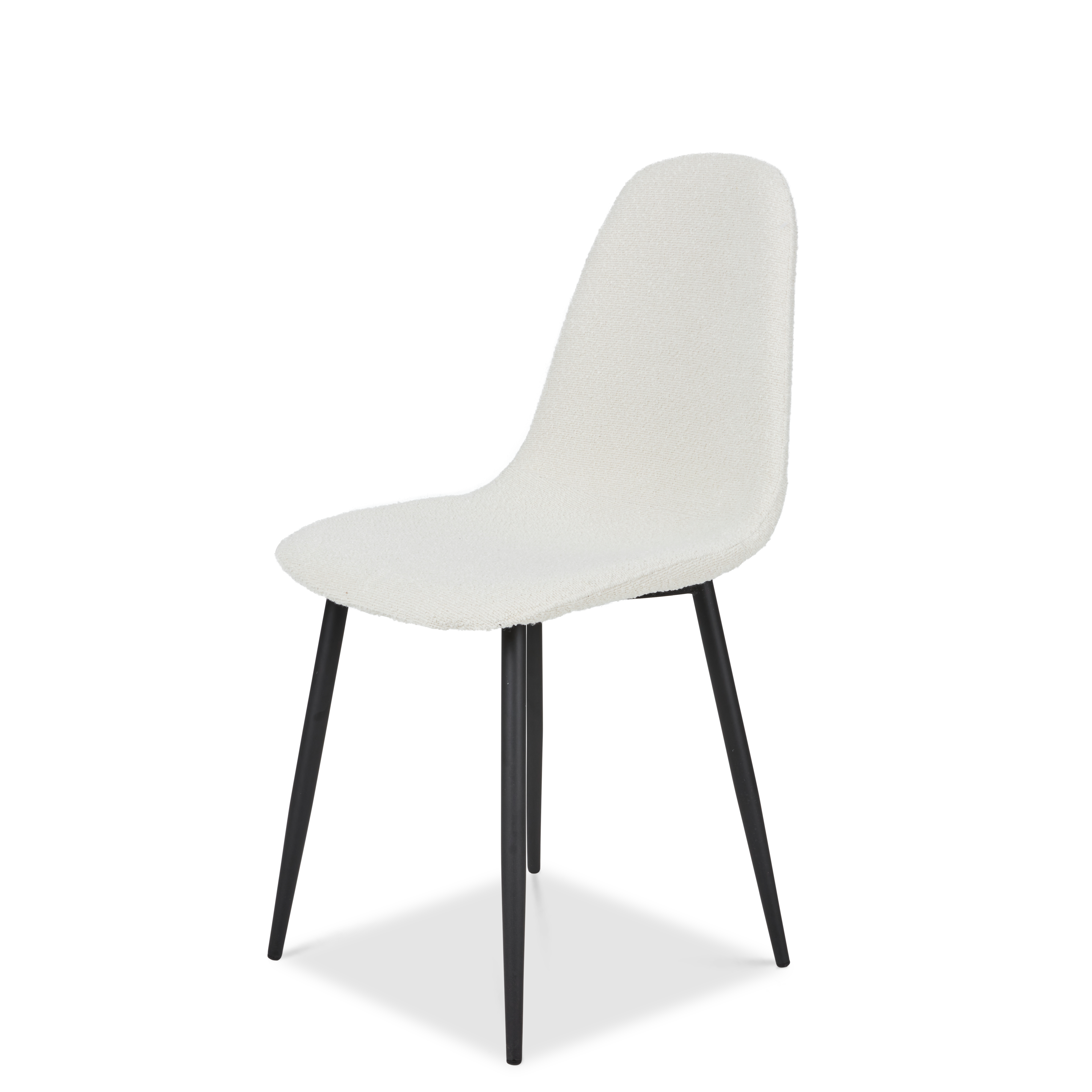 SILKE Eetkamerstoel boucléH 86,5 x B 44 x D 52 cm
