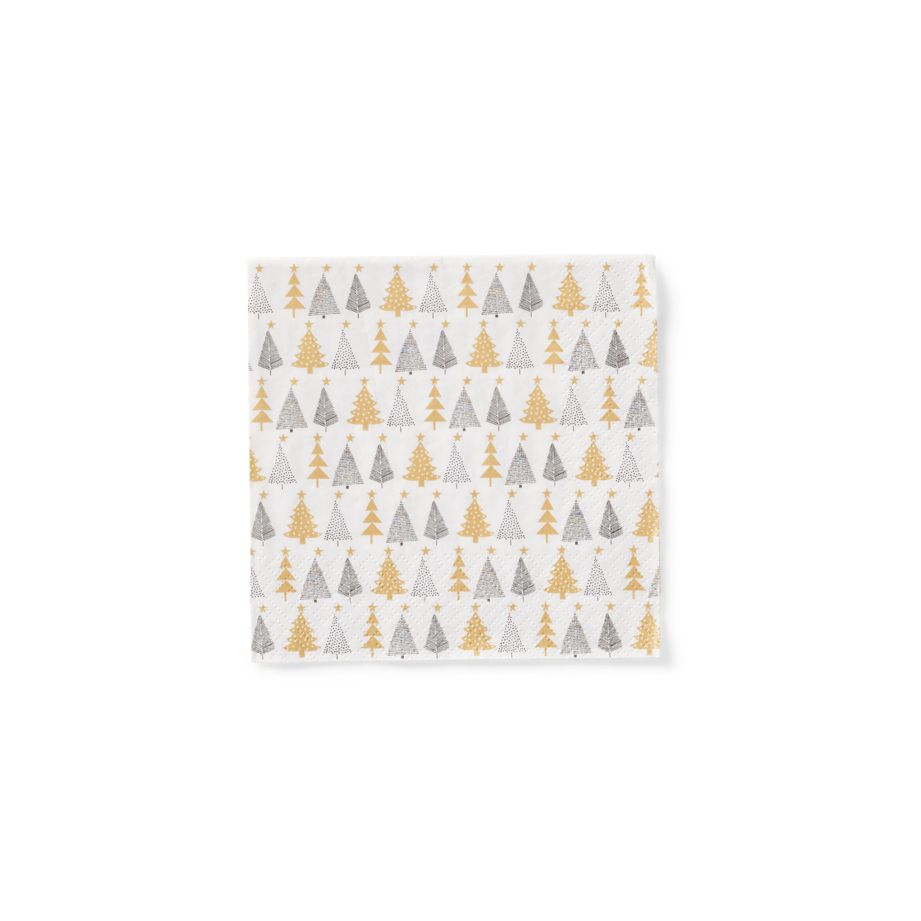SPARKLE Set 20 servetten goudB 33 x L 33 cm