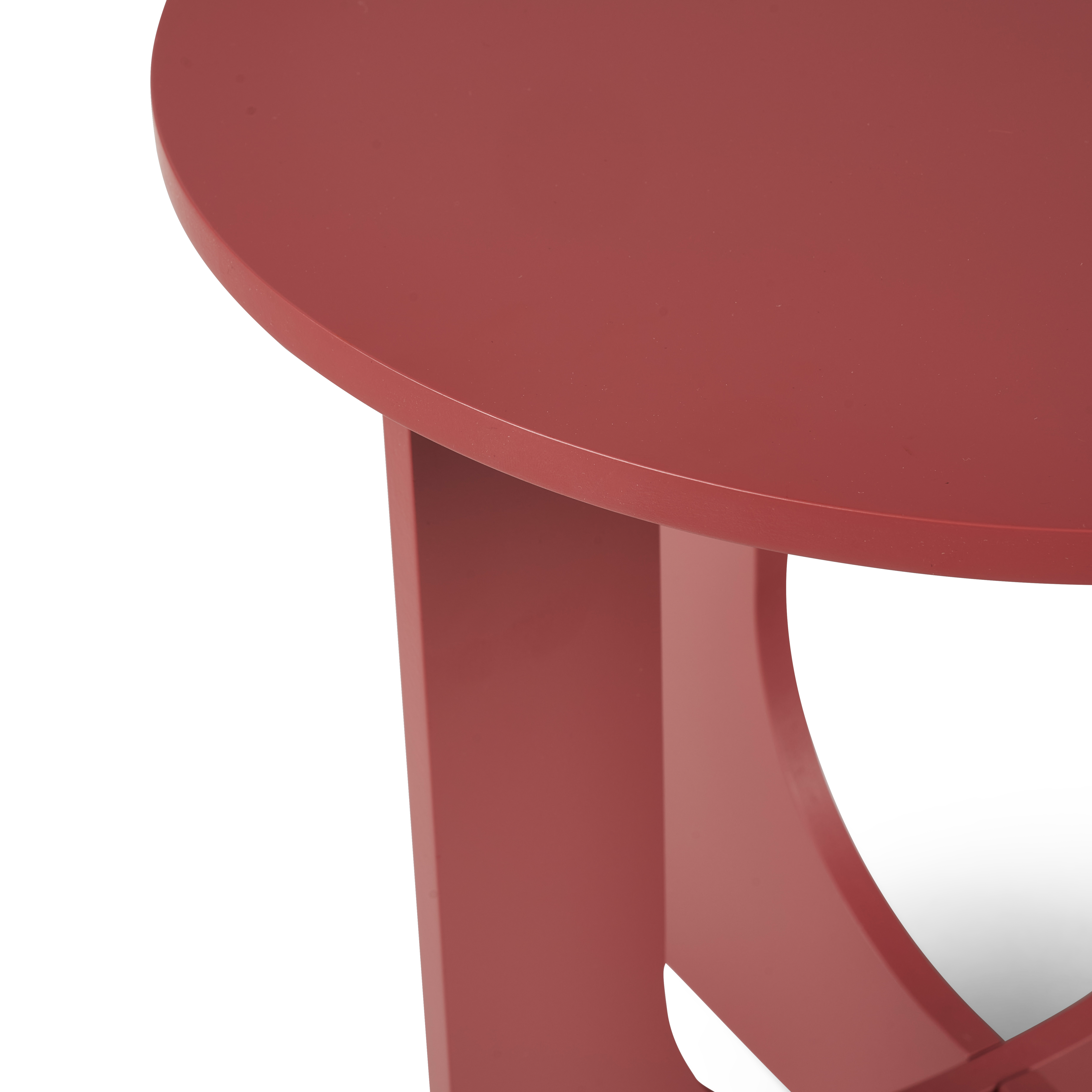 TERRA Bijzettafel terracottaH 40 x B 40 x D 40 cm - Ø 40 cm