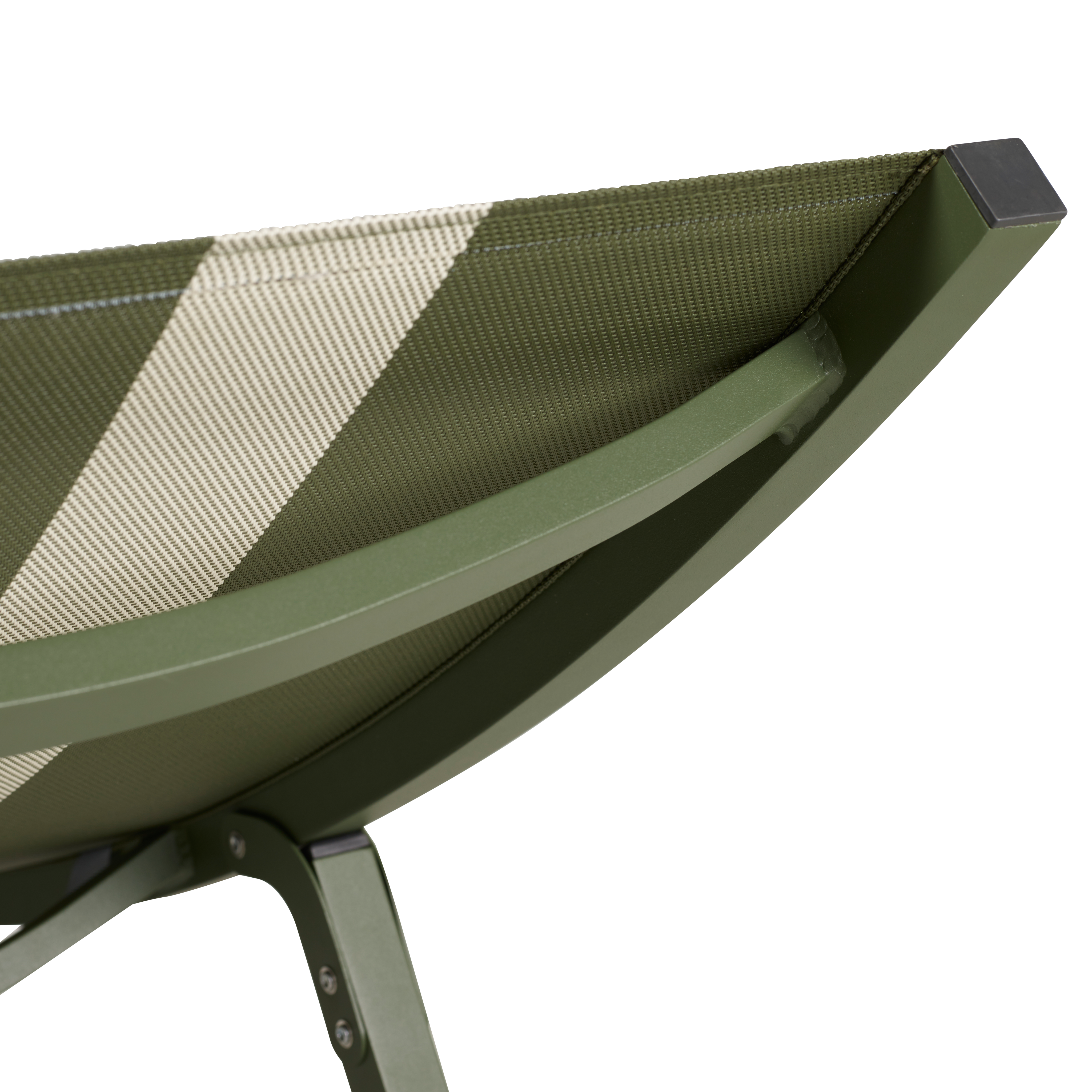 SILVES Ligbed kakiH 50 x B 55 x L 199 cm