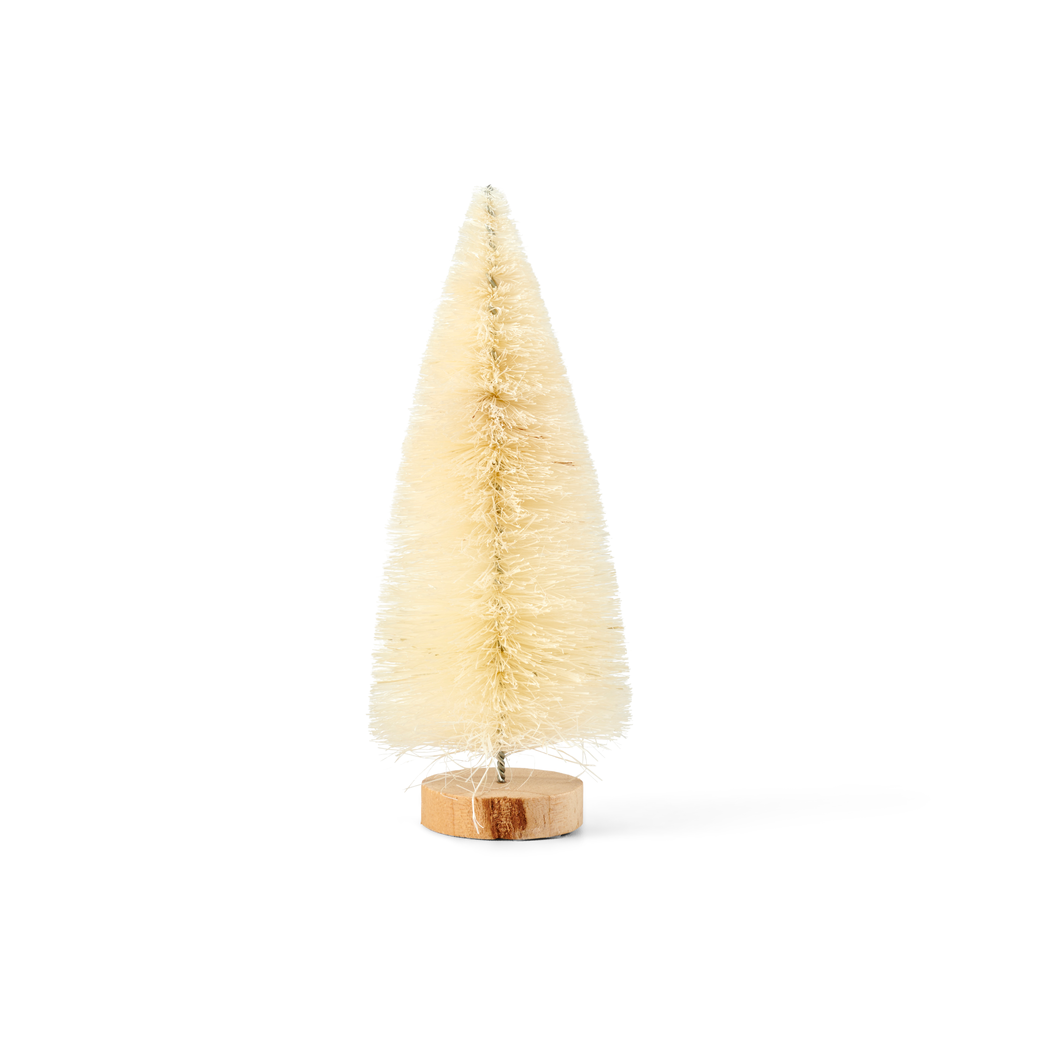 FLUFF Decoboom beigeH 15 cm - Ø 6,3 cm