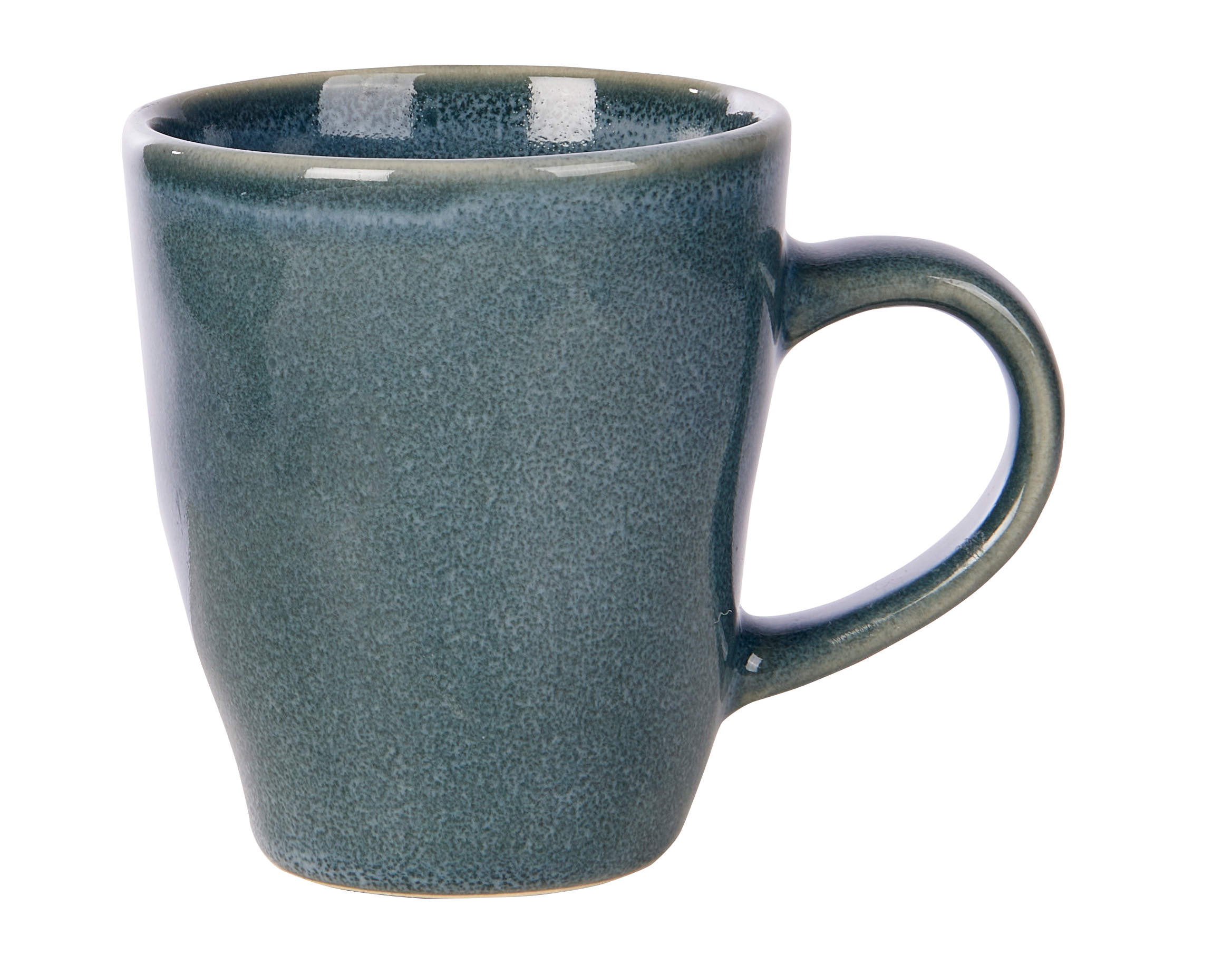 EARTH CLOUD Mok met handvat 20 CL blauw - set van 4 H 8,5 cm - Ø 7,5 cm
