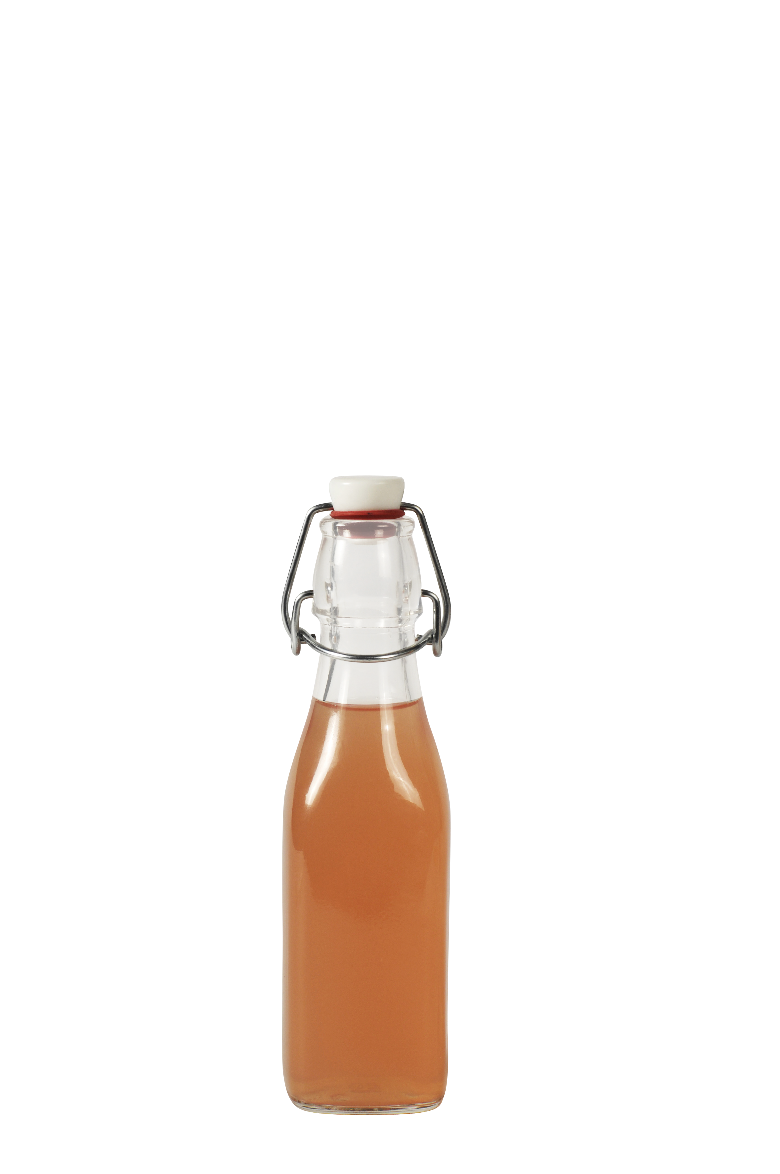 SWING Fles 0,25 L transparantH 19,2 cm - Ø 6,4 cm