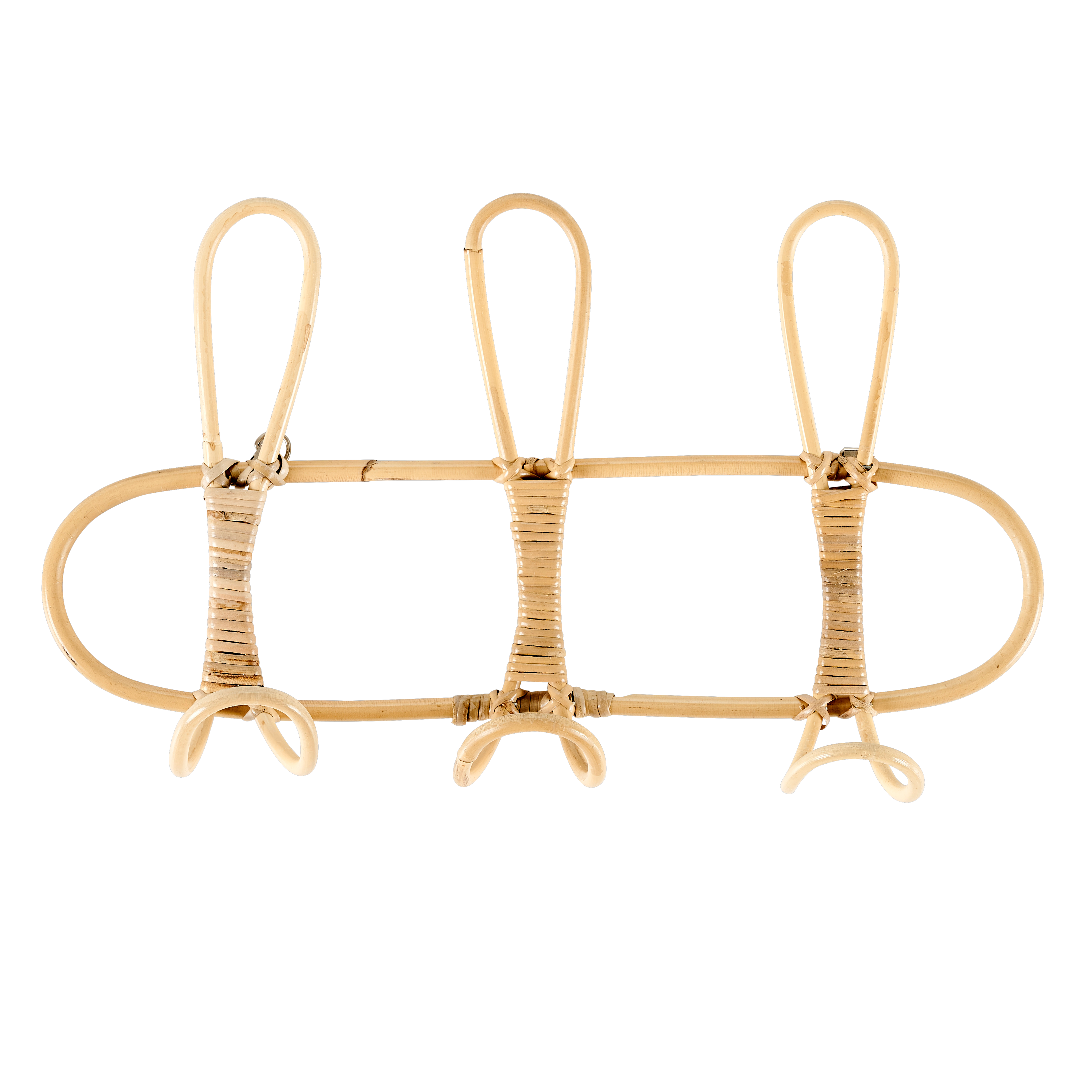 TRES Wandkapstok naturelH 25,5 x B 40 x D 7 cm - CASA