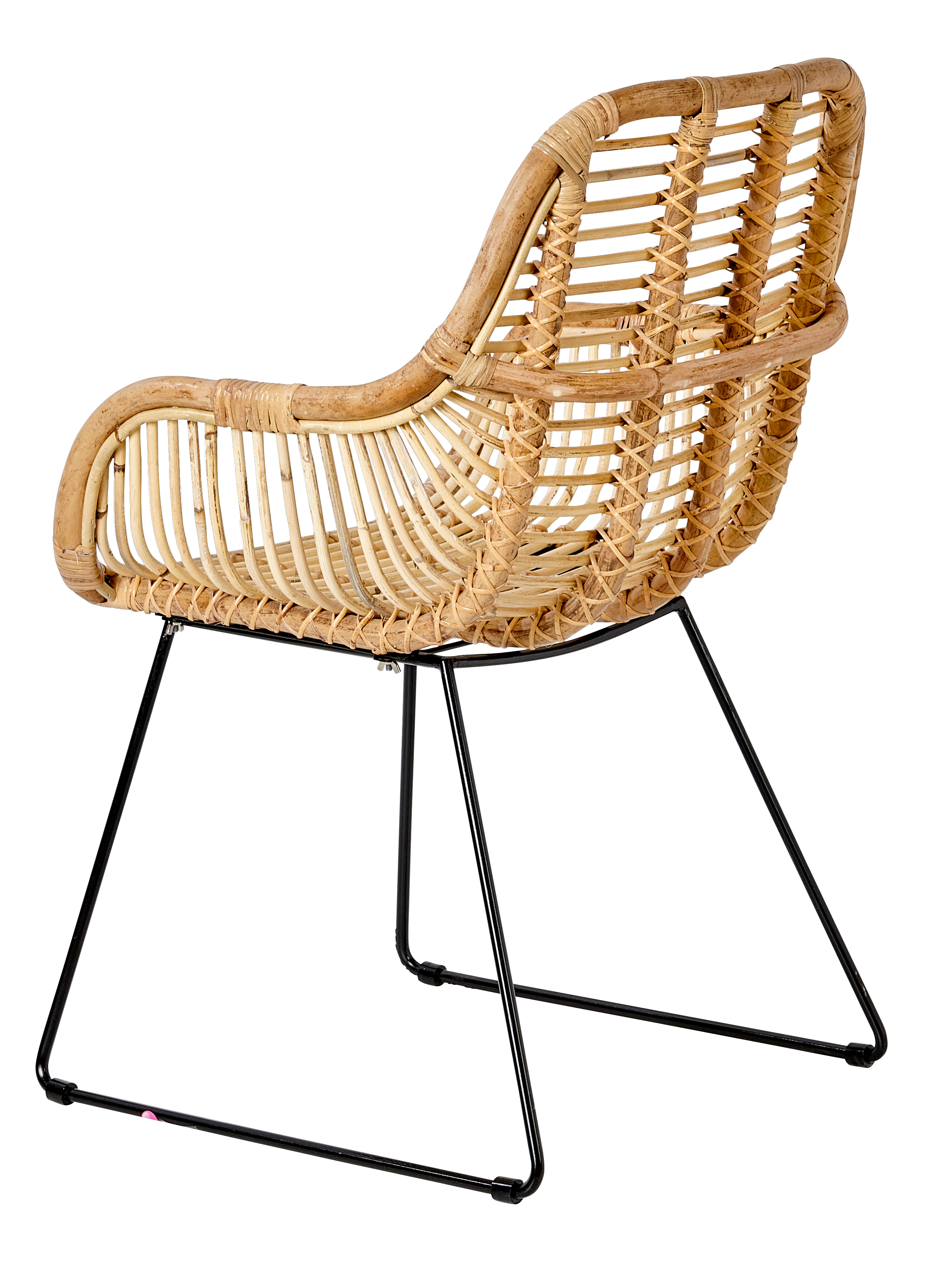 ROTAN Eetkamerstoel naturelH 87 x B 55 x D 54 cm