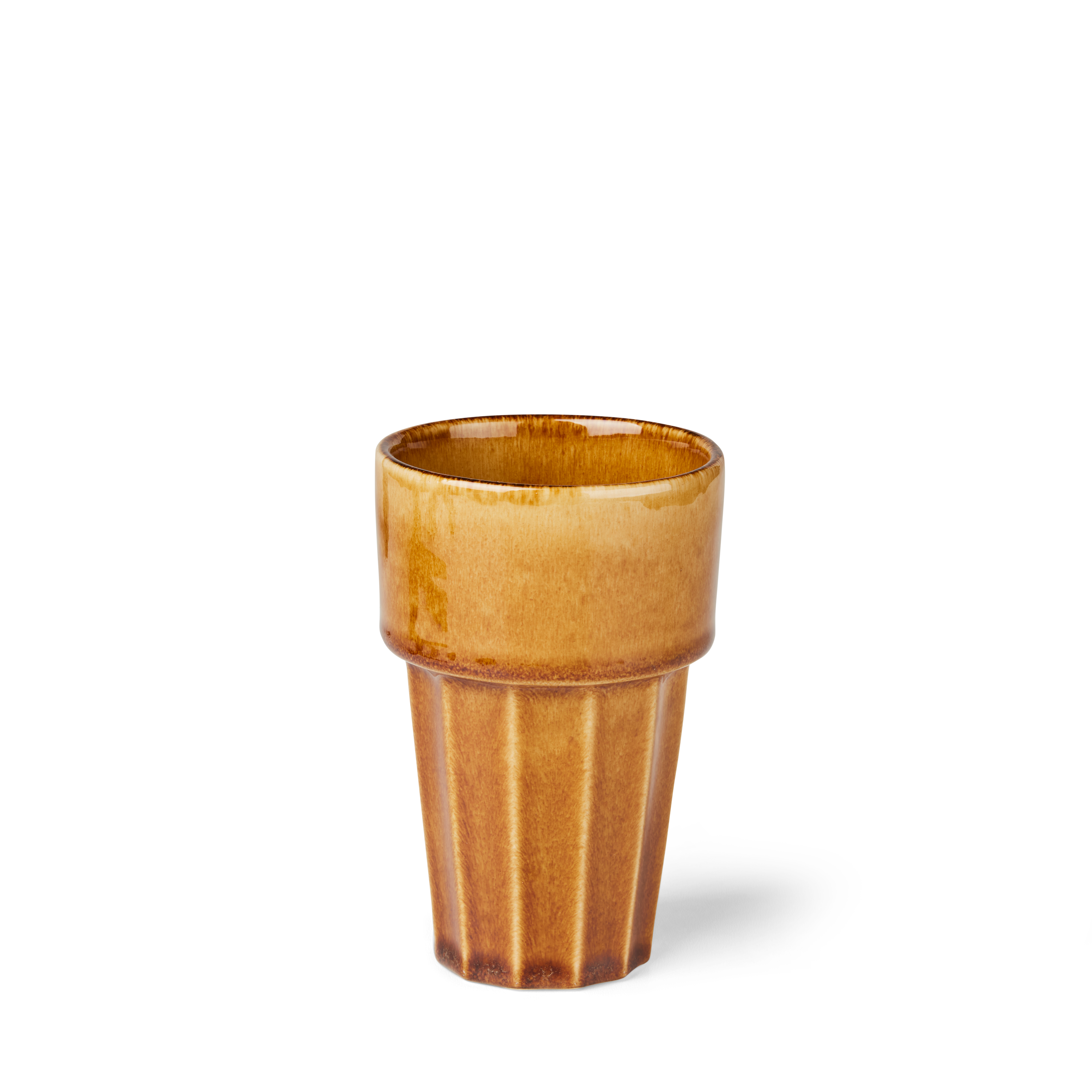 BLEND BROWN Mok 36 CL bruin - set van 4 H 13,3 cm - Ø 8,6 cm