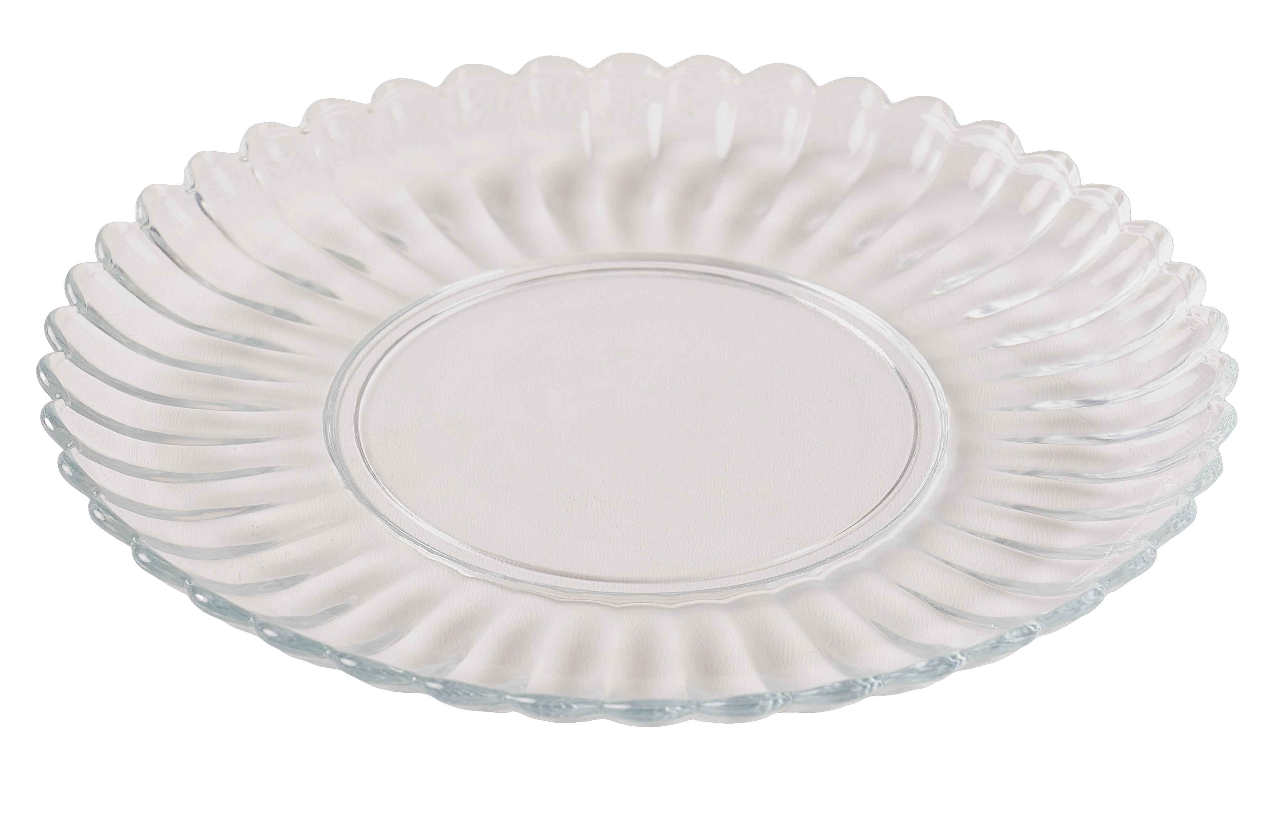 DAHLITA Bord transparantØ 19 cm