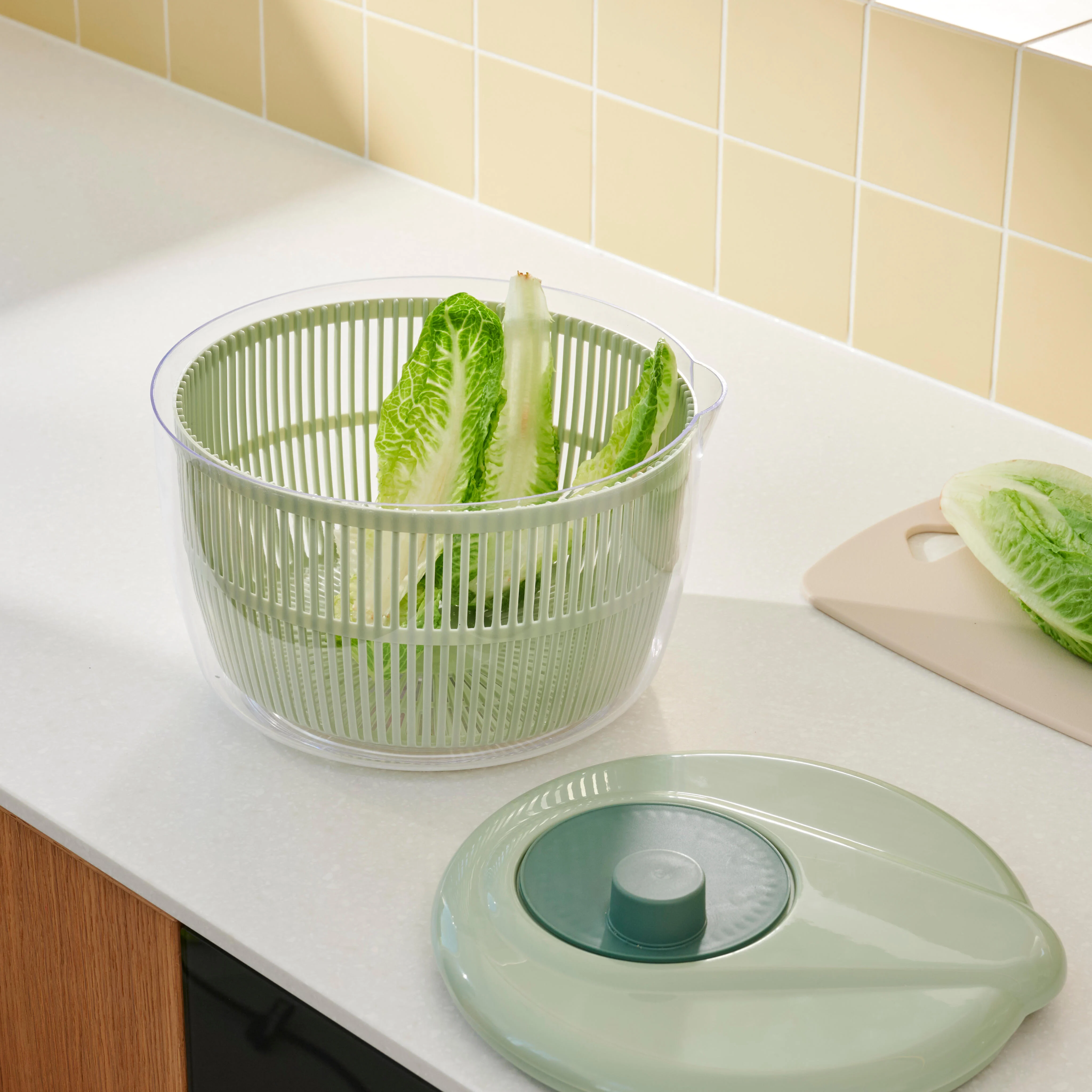 CUISINO Slazwierder groen, muntH 19 cm - Ø 23 cm - CASA