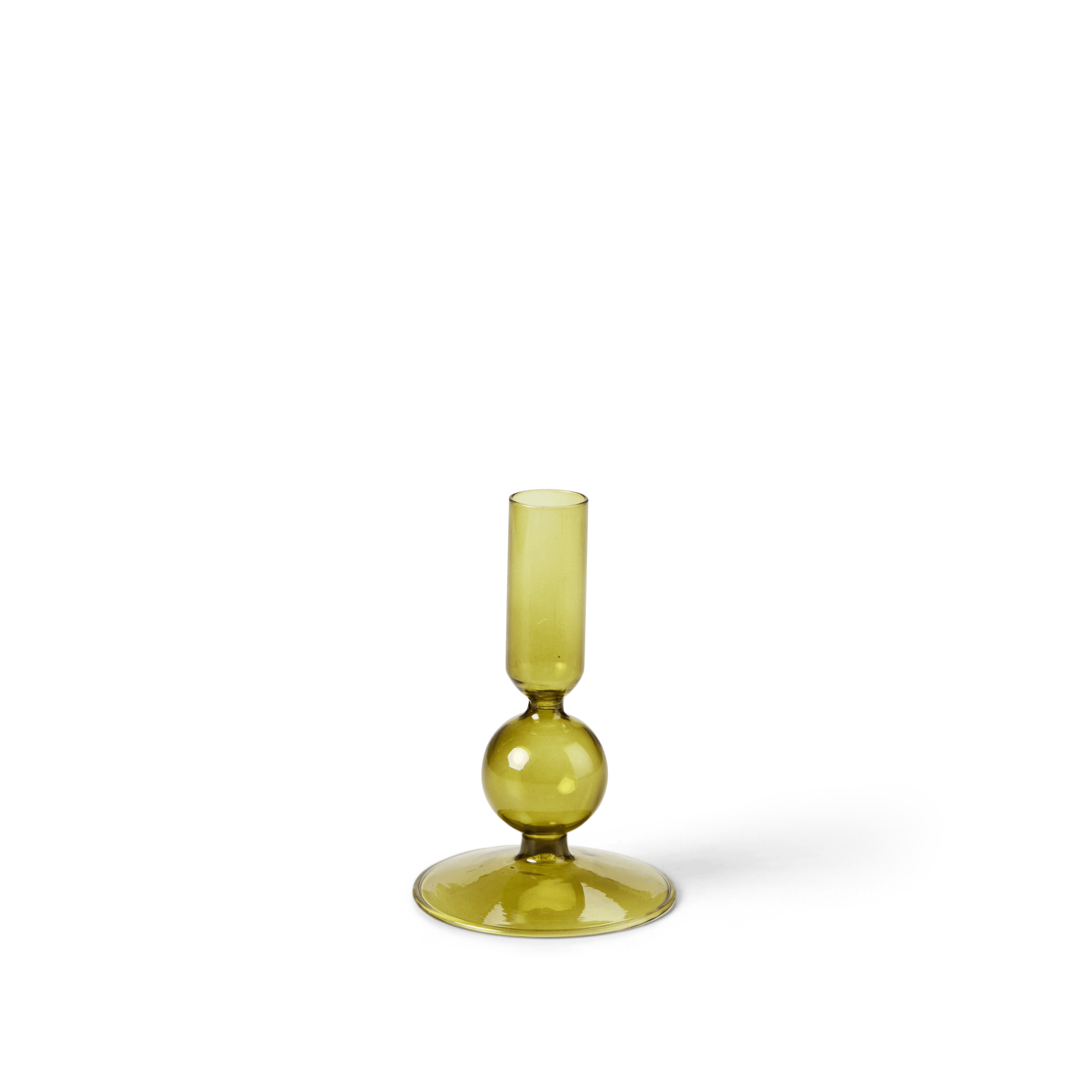 ISA Kandelaar groenH 13 cm - Ø 8 cm
