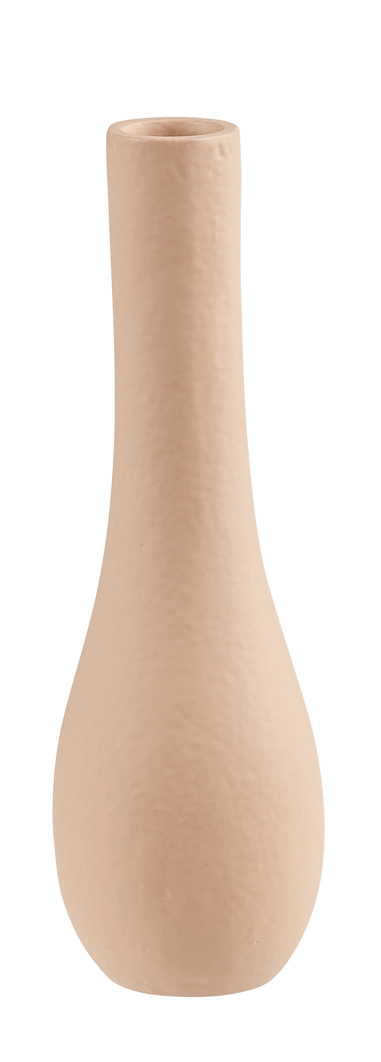 RONDA Vaas beigeH 19 cm - Ø 6 cm