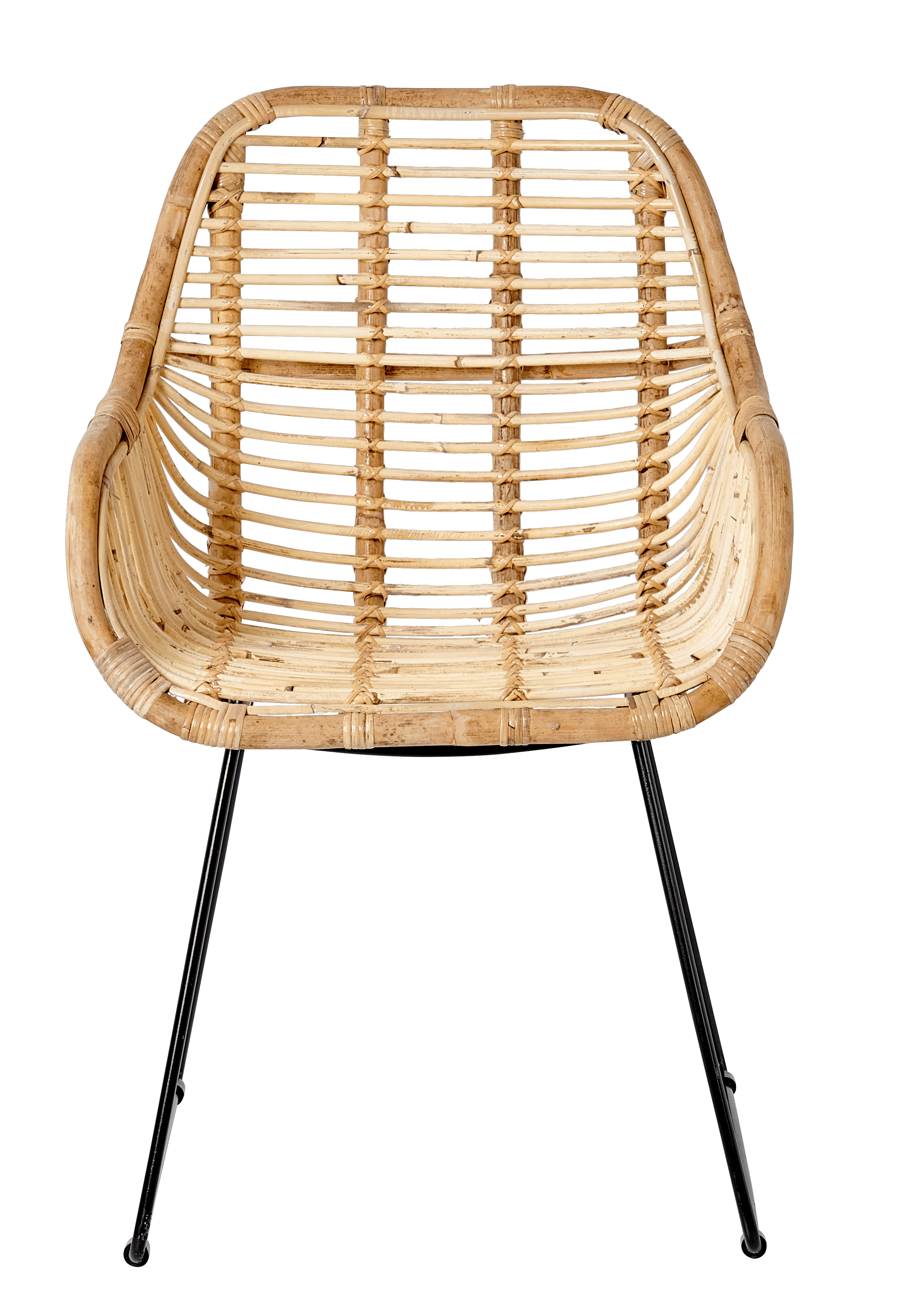 ROTAN Eetkamerstoel naturelH 87 x B 55 x D 54 cm