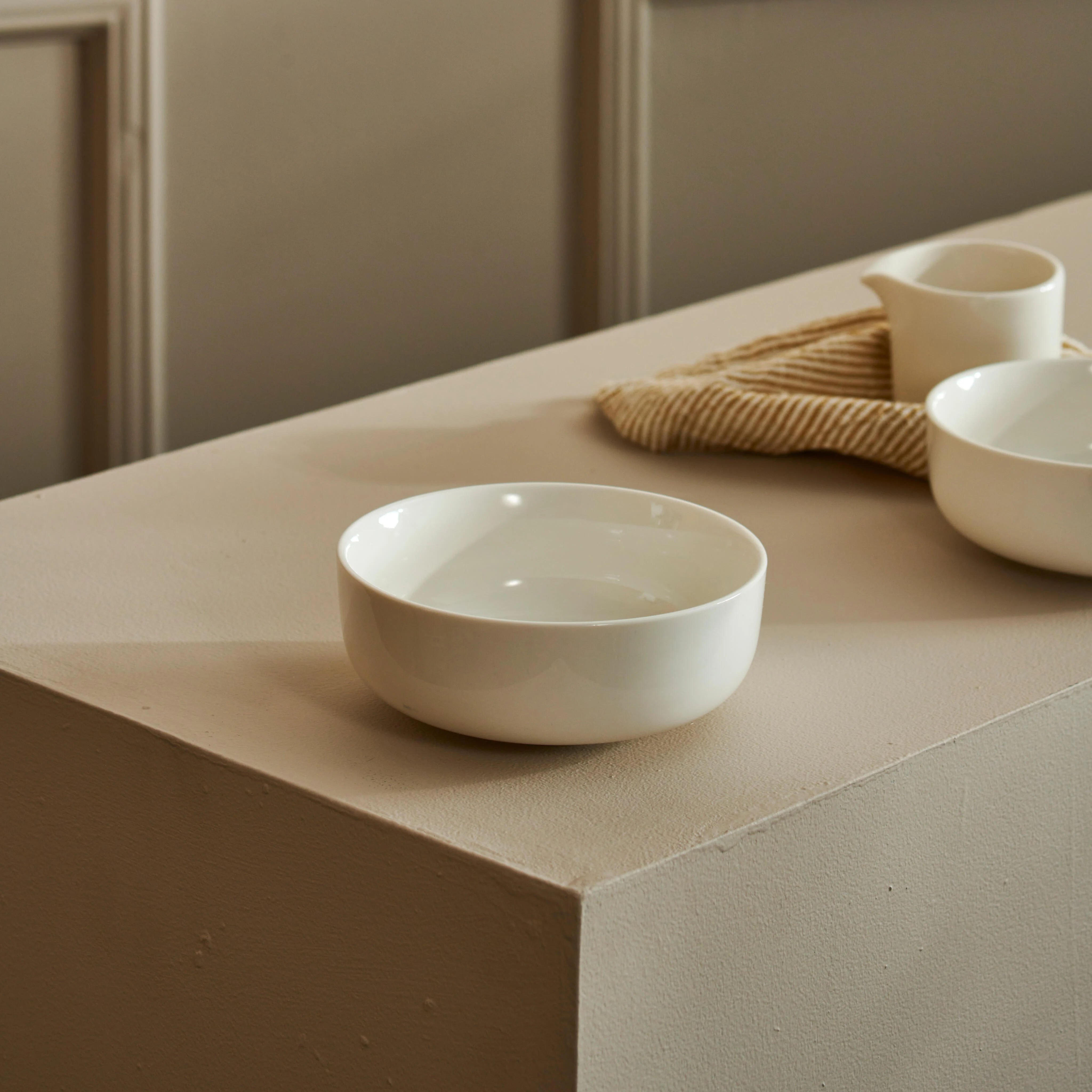 MOON Bowl 49 CL wit - set van 4 H 5 cm - Ø 14,5 cm