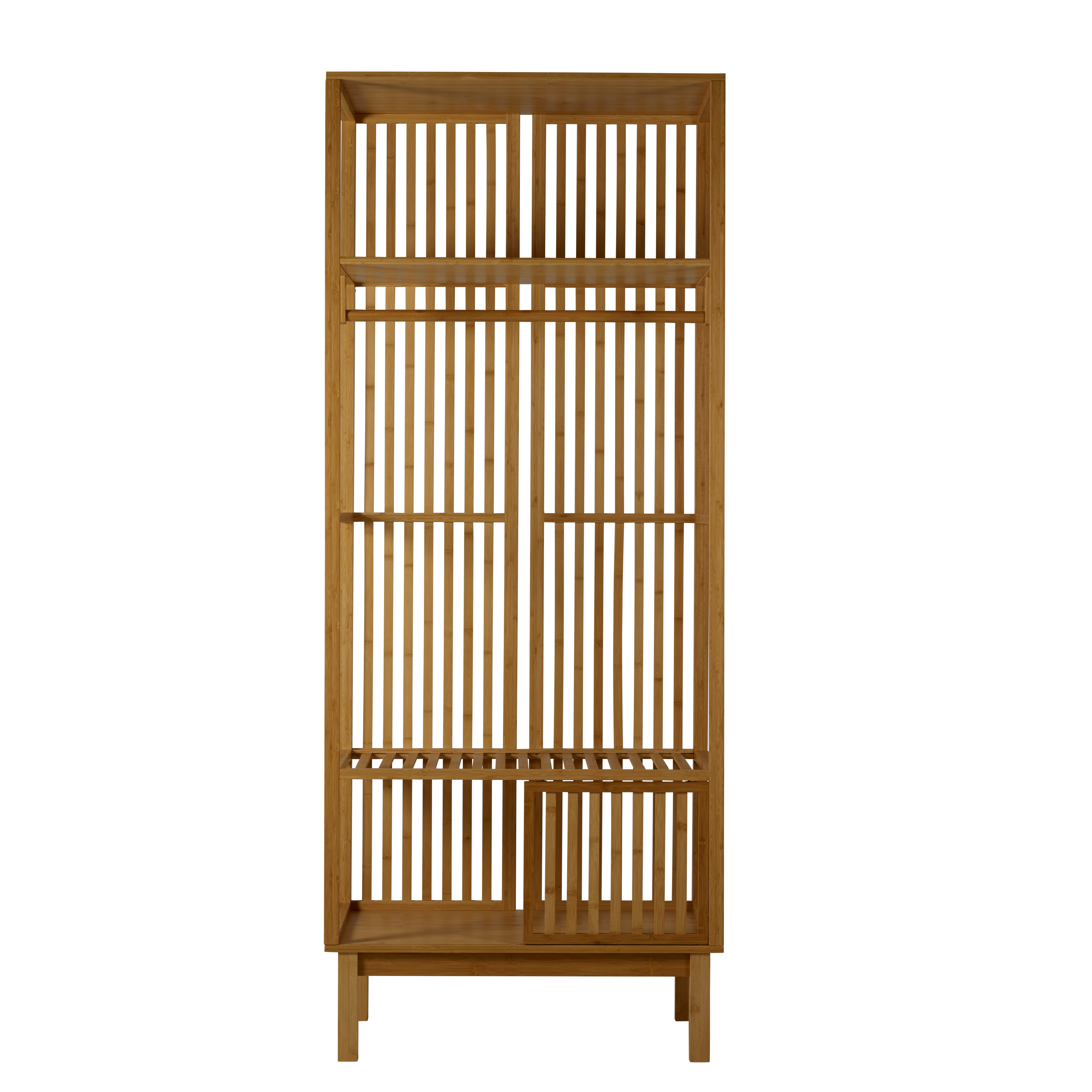 HELGE Kledingrek naturelH 200 x B 80 x D 48 cm