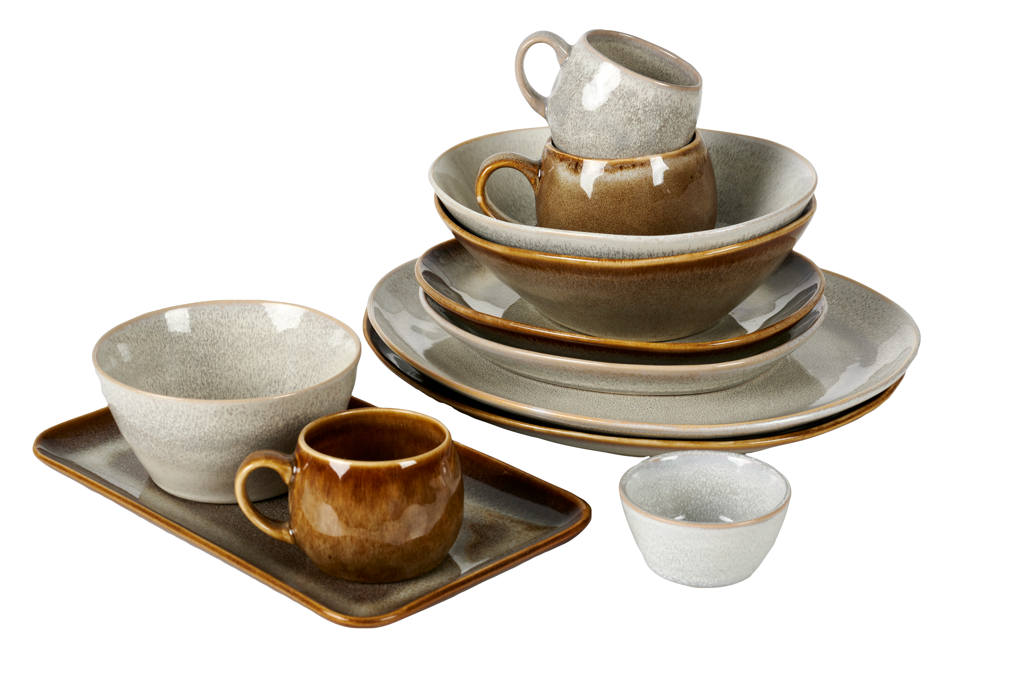 COZY Mok 12 CL wit - set van 4 H 5,8 cm - Ø 6,5 cm