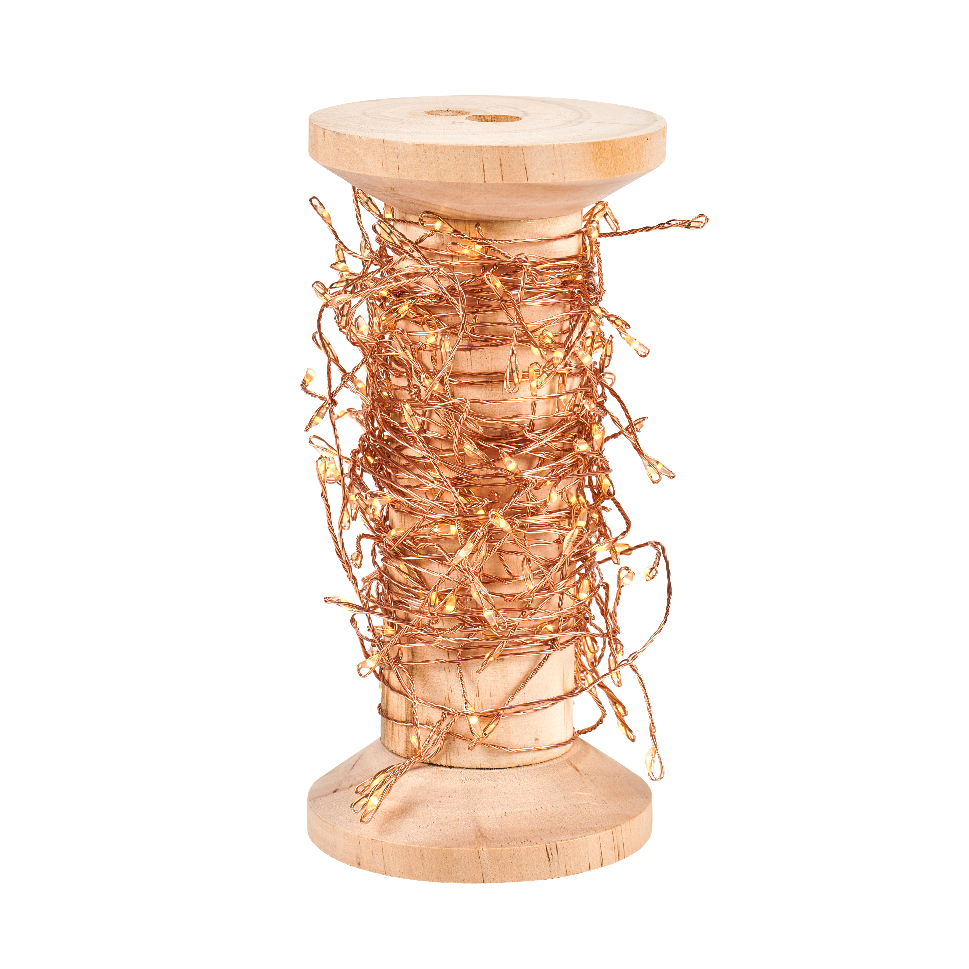 ELLI Lichtsnoer cluster met 200 leds koperH 15 cm - Ø 7,5 cm