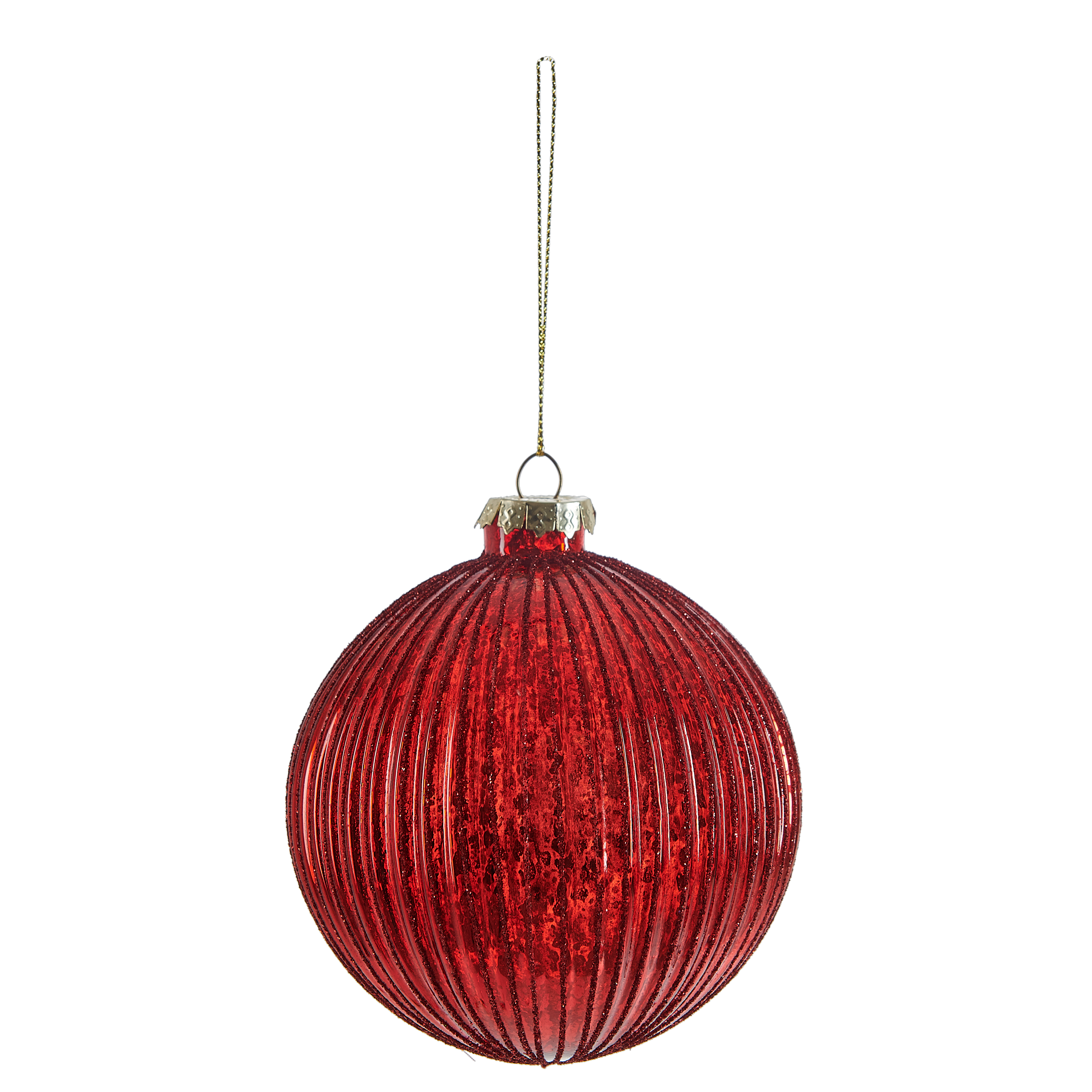 HOLLY Kerstbal roodØ 10 cm