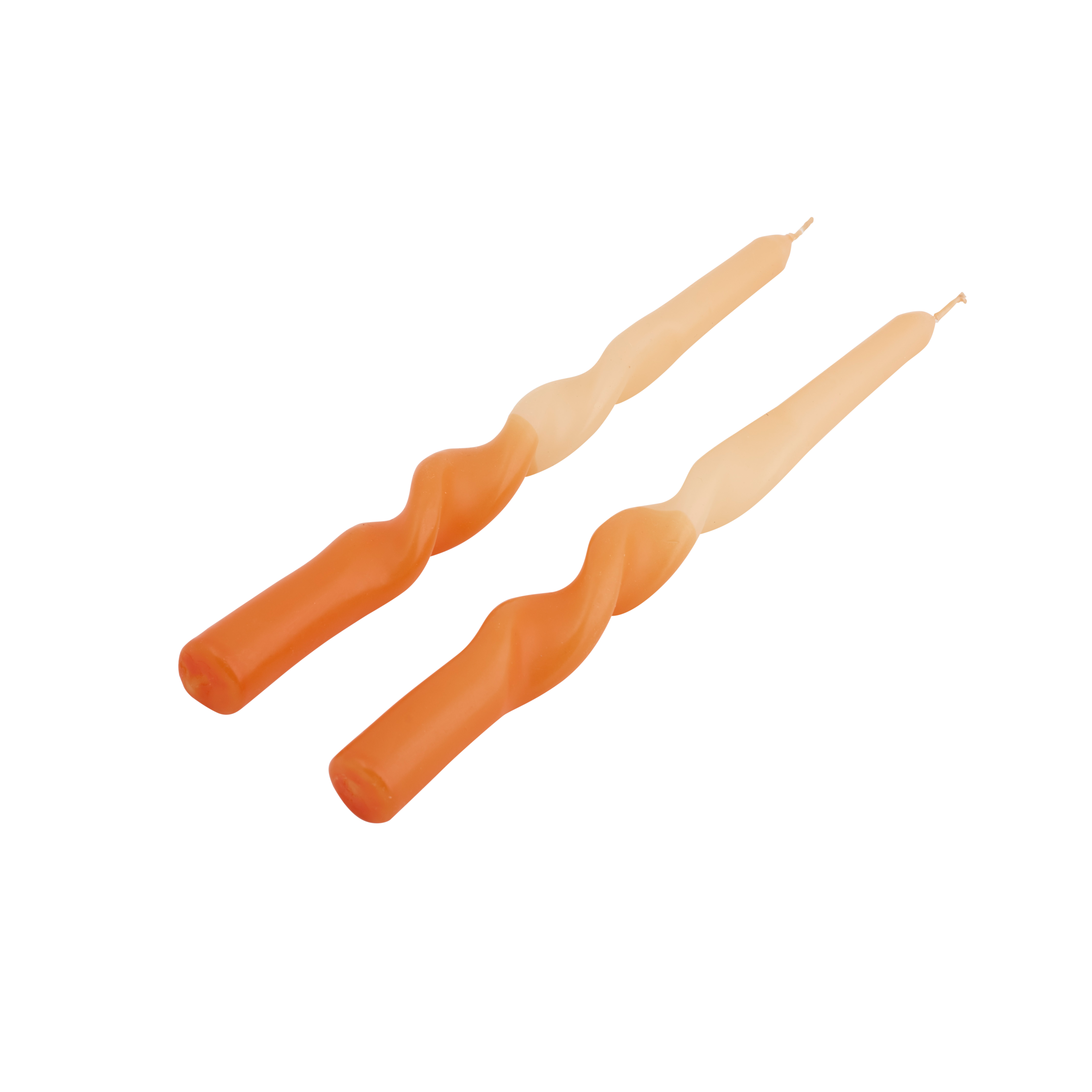 SPIRAL Dinerkaars oranjeH 25 cm - Ø 2,2 cm