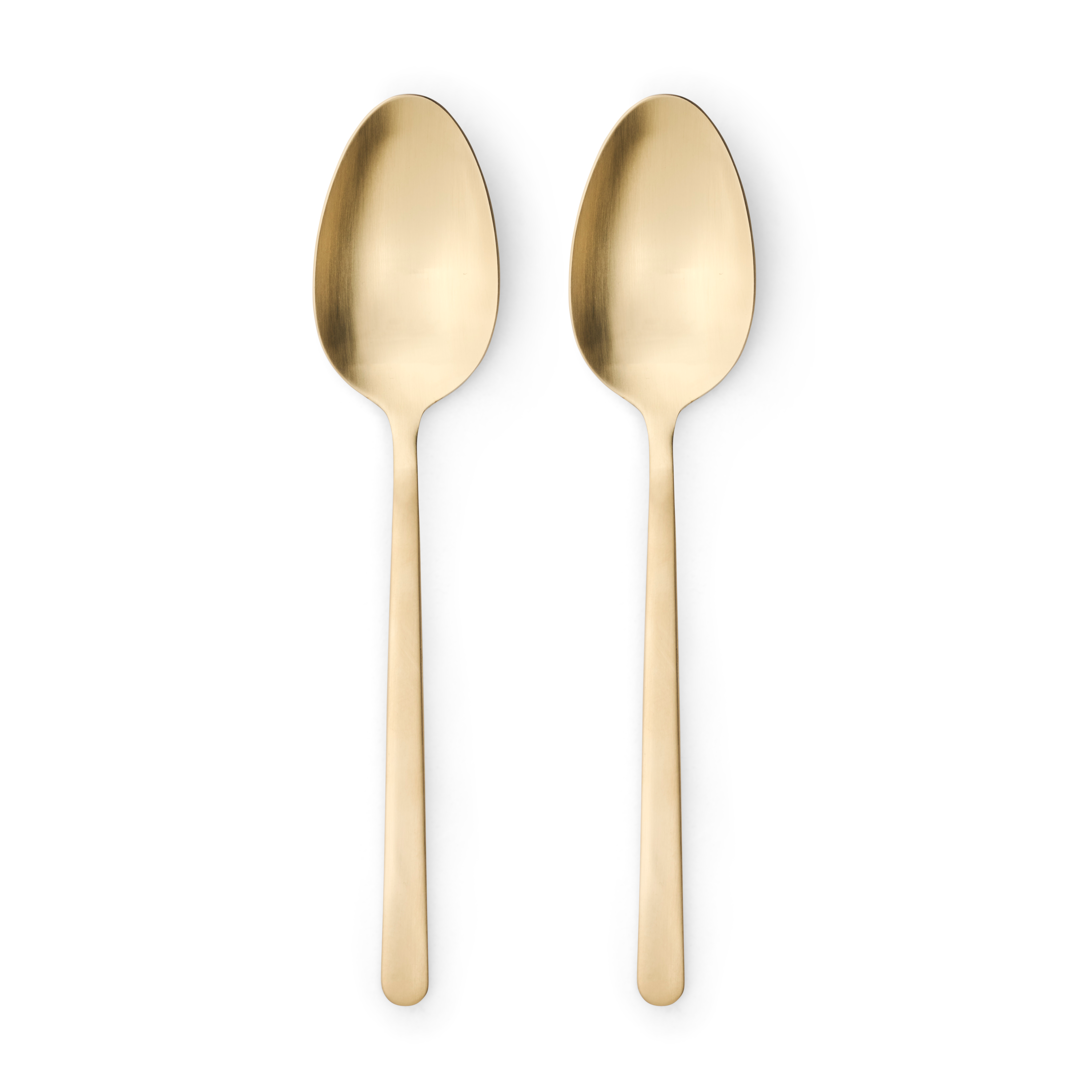 OLIVIA Serveerlepel set van 2 goudL 20,4 cm