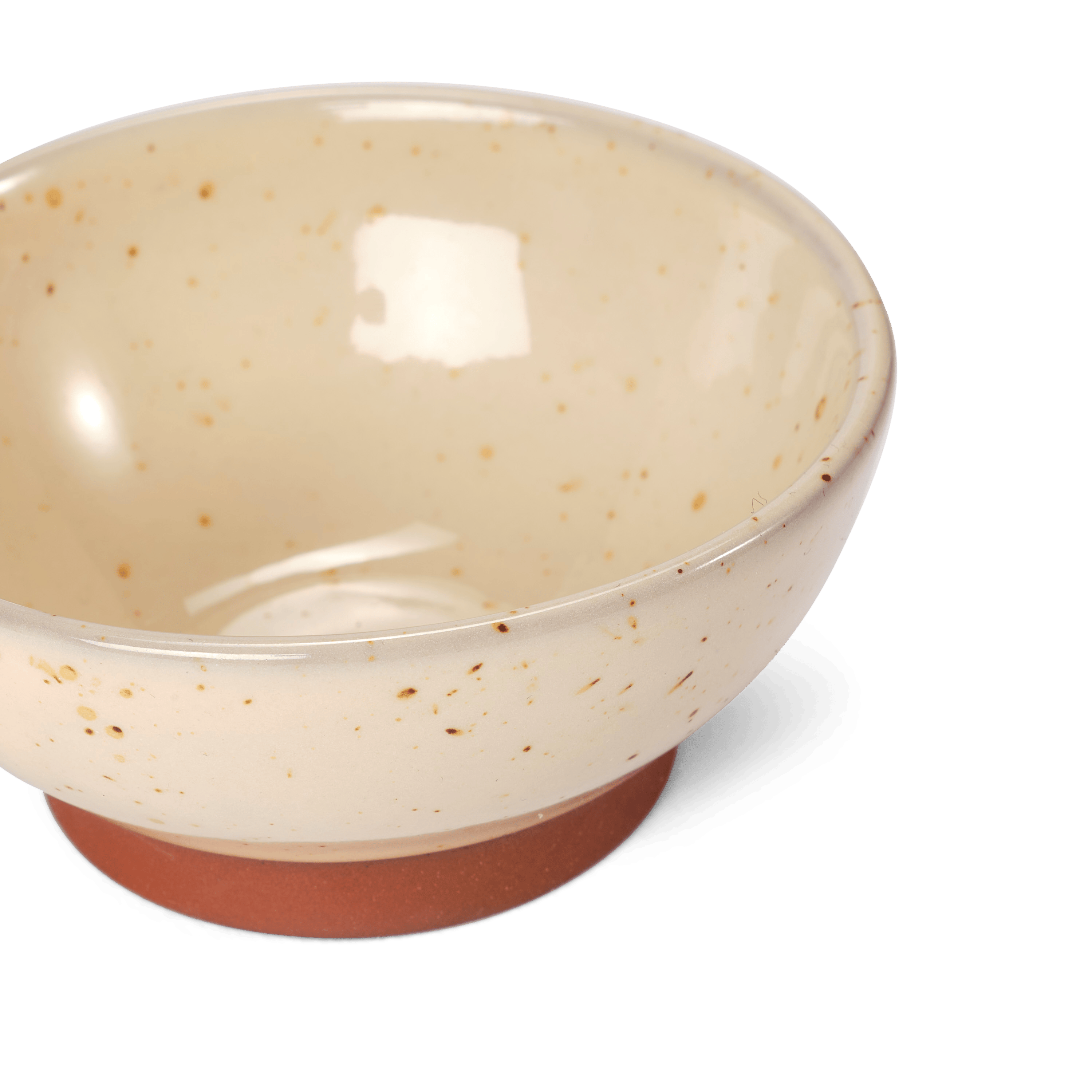 TERRA Bowl taupe - set van 4 H 4 cm - Ø 8,8 cm