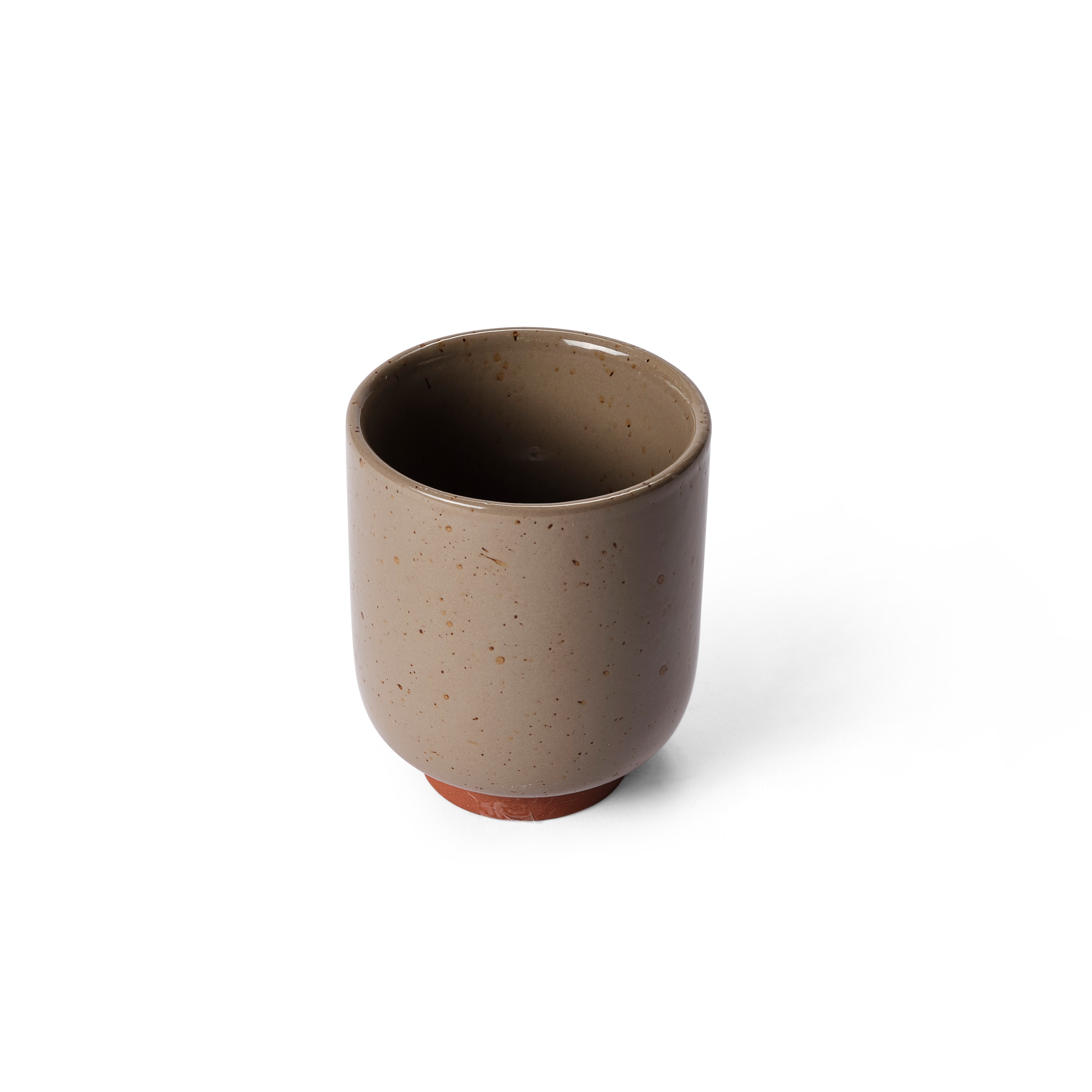 TERRA Mok 22 CL taupe - set van 4 H 8 cm - Ø 8 cm