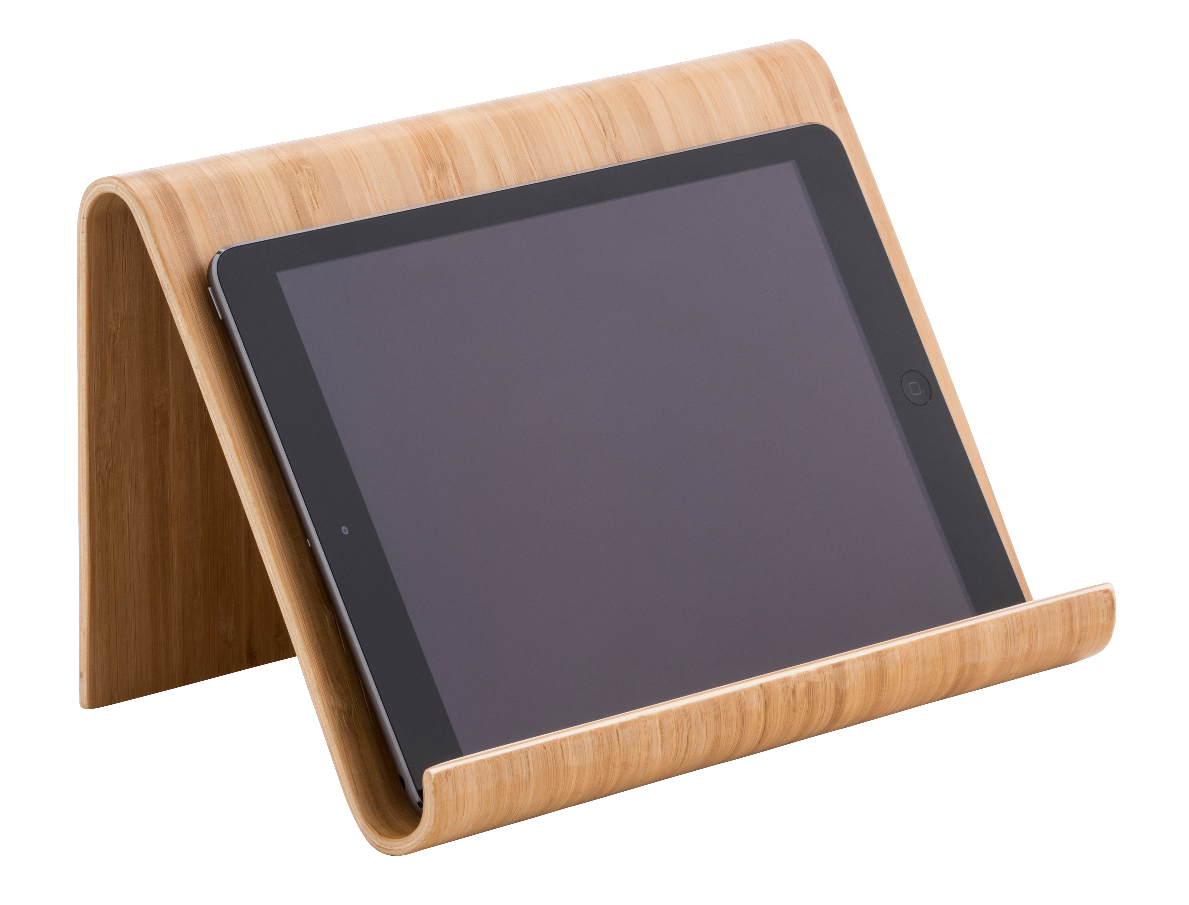 BAMBUS Tablethouder kookboekhouder naturelH 16 x B 27 x D 16 cm
