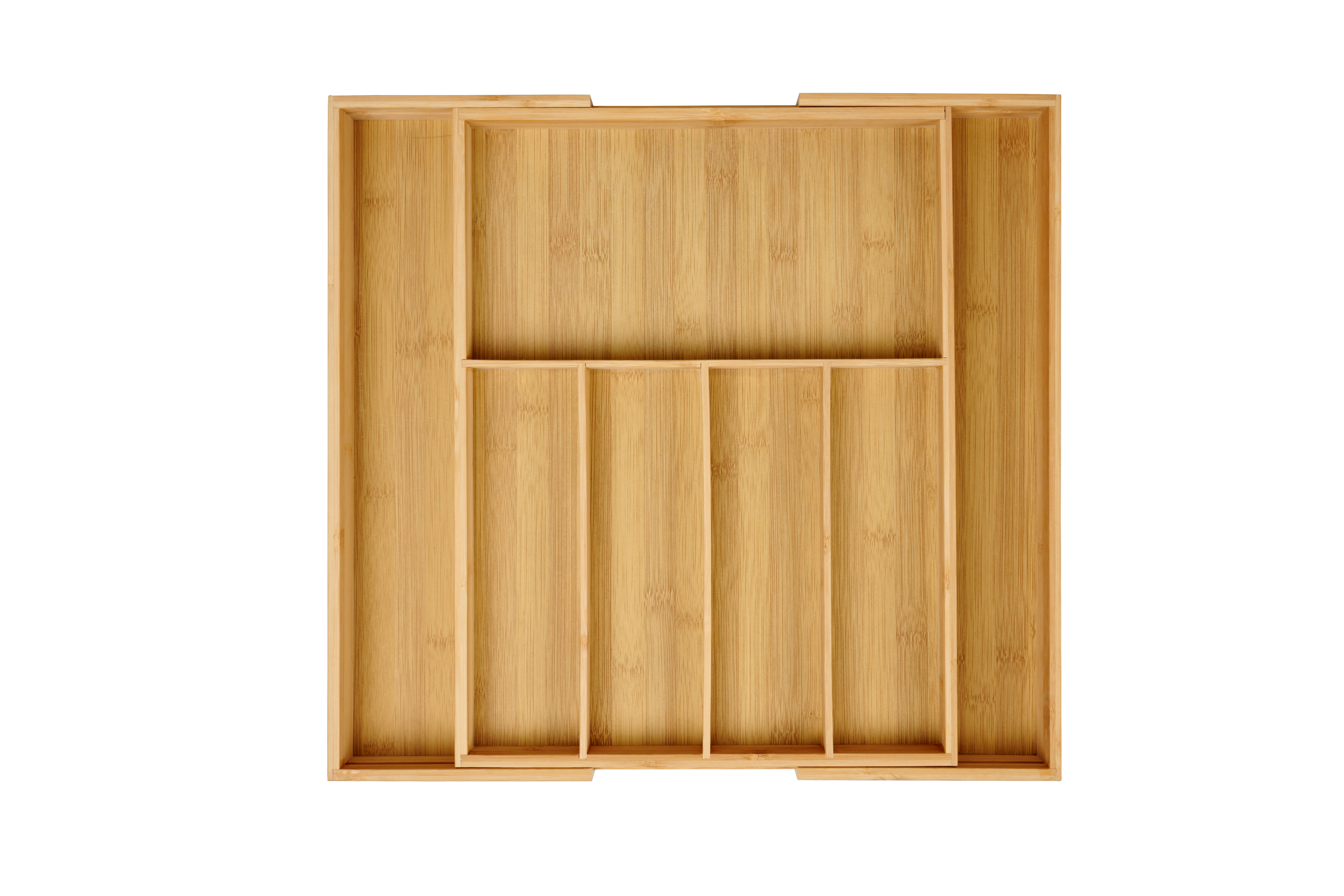 BAMBOO Lade organiser uitschuifbaar naturelH 5 x B 33 x D 43 cm