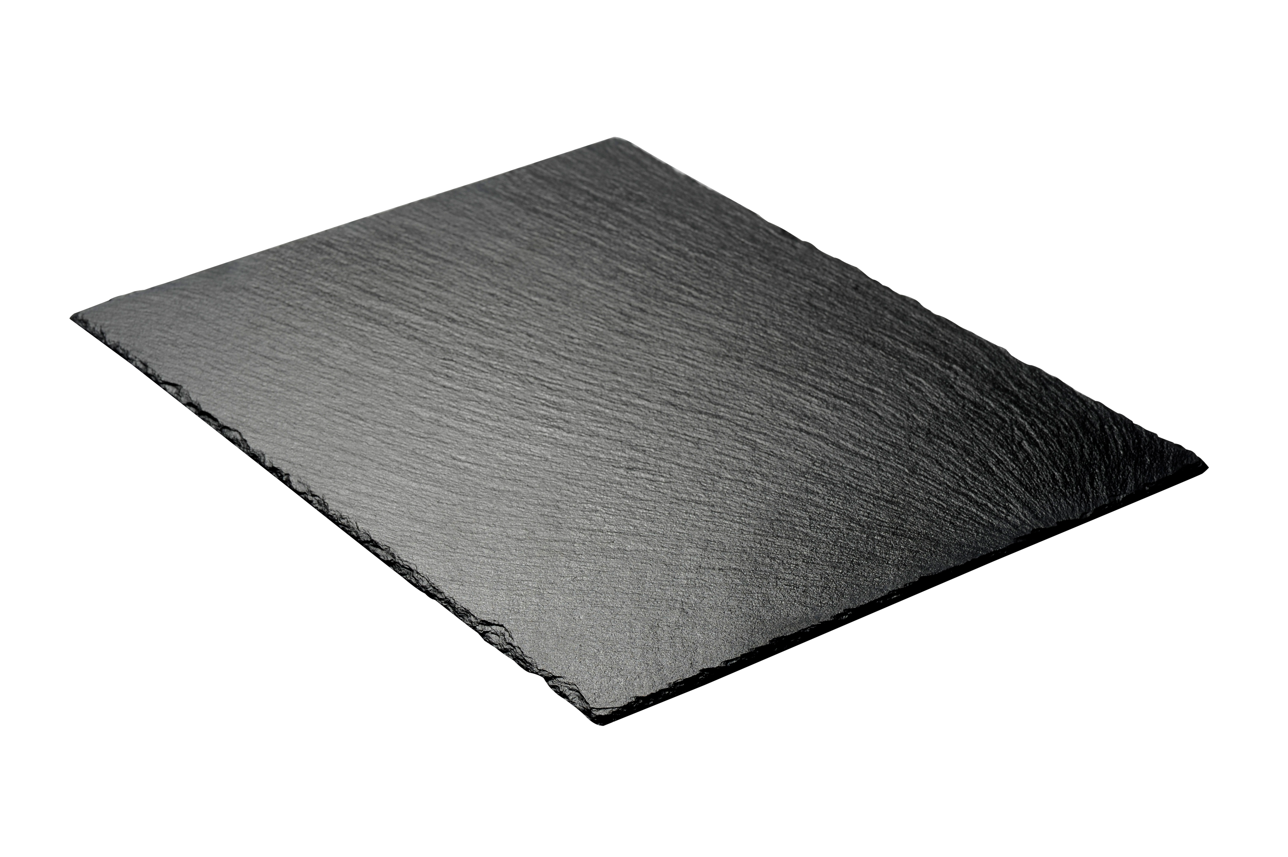 SLATE Bord zwart - set van 4 B 28 x L 38 cm