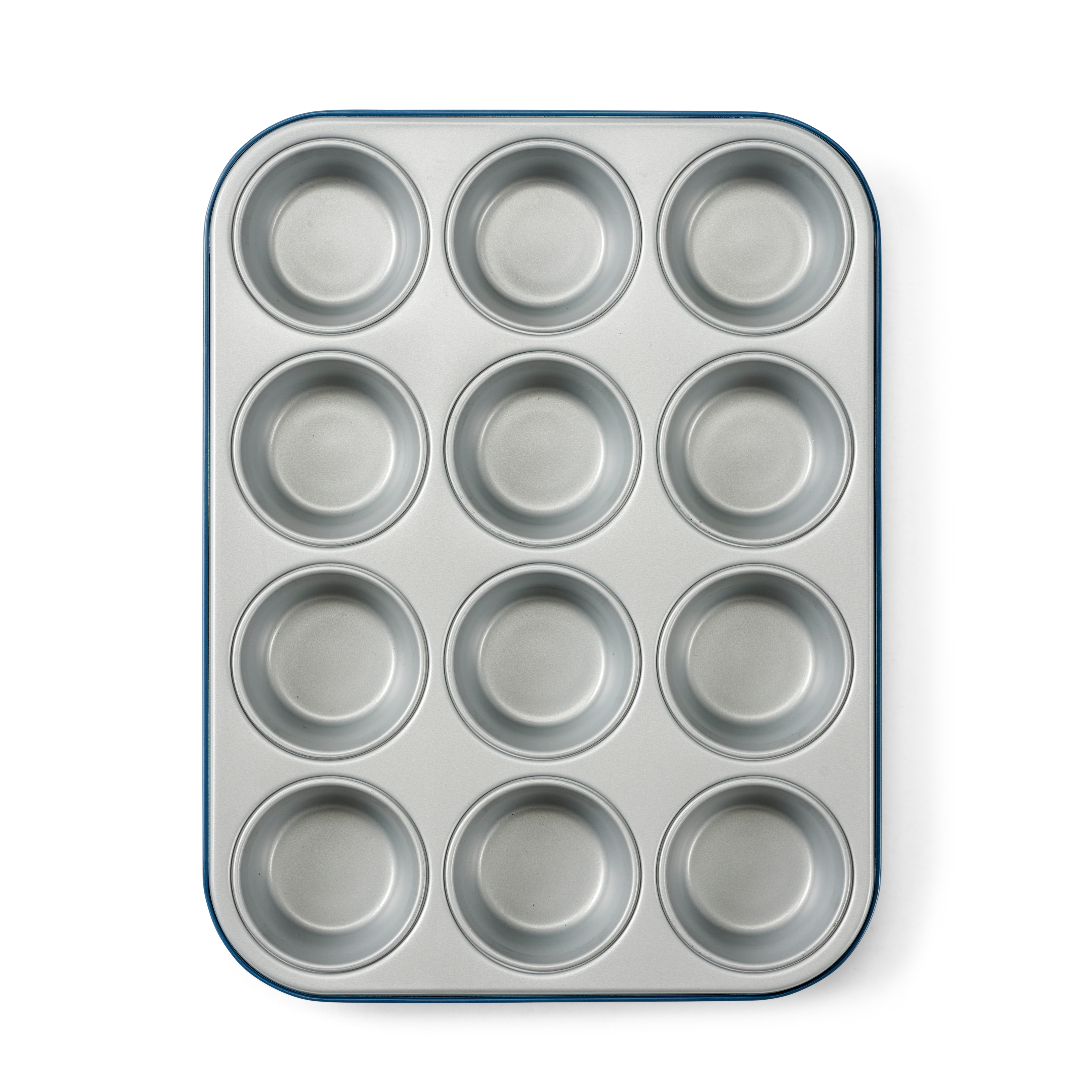GREENBAKE Bakvorm voor 12 muffins blauwH 3 x B 27 x L 35 cm
