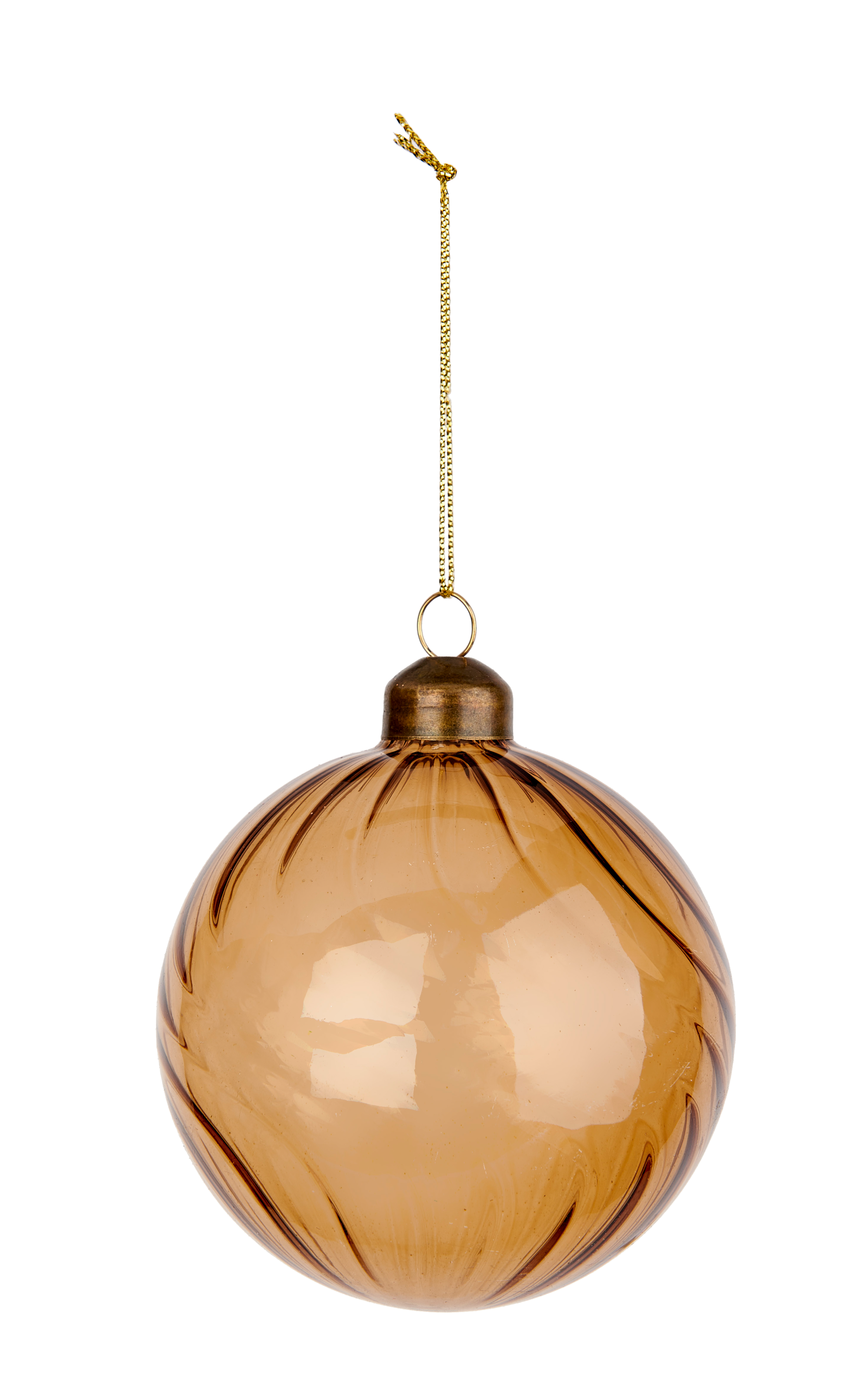 ARIO Kerstbal bruinØ 8 cm