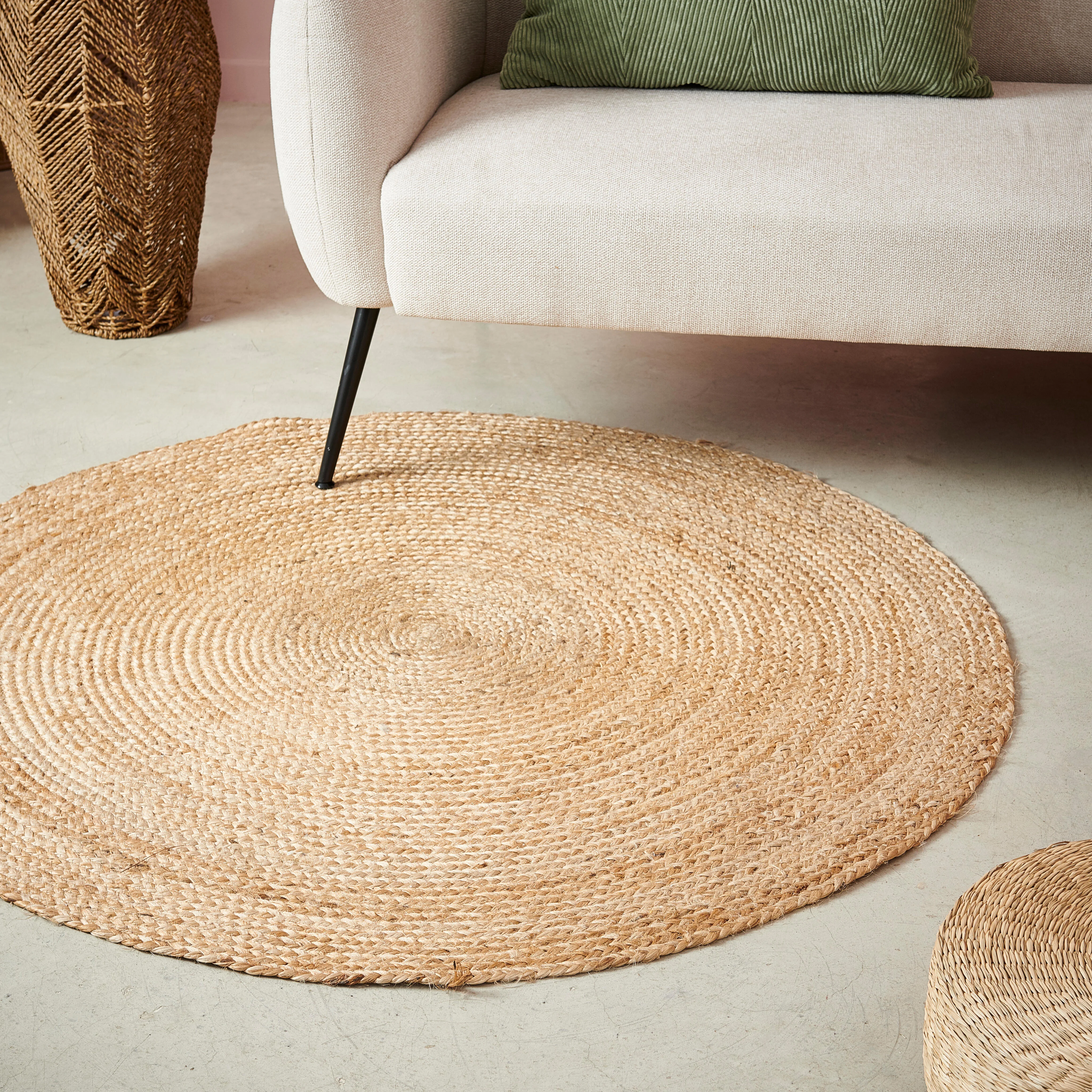 BRAID Tapijt naturelØ 120 cm