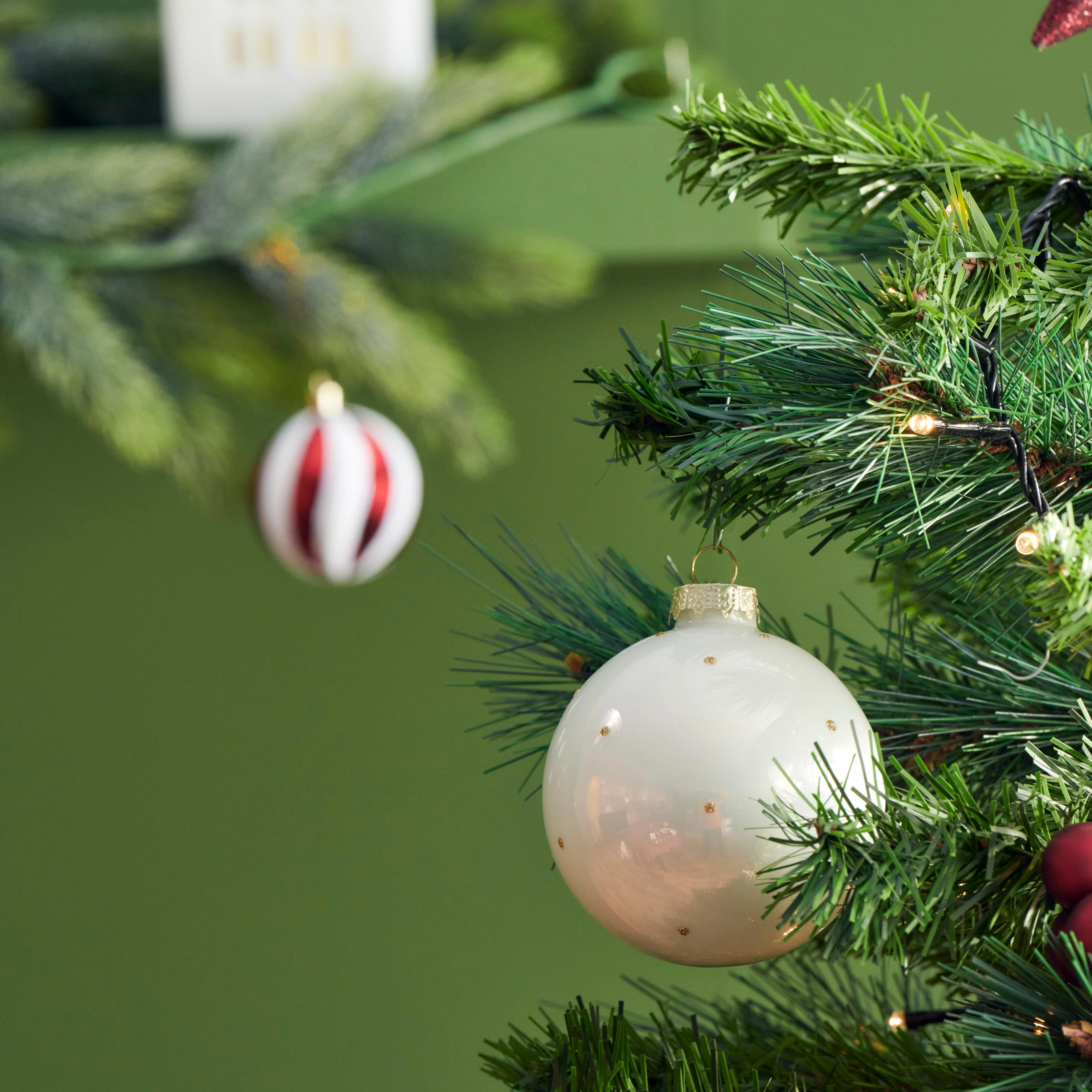 RUDO Kerstbal witØ 8 cm