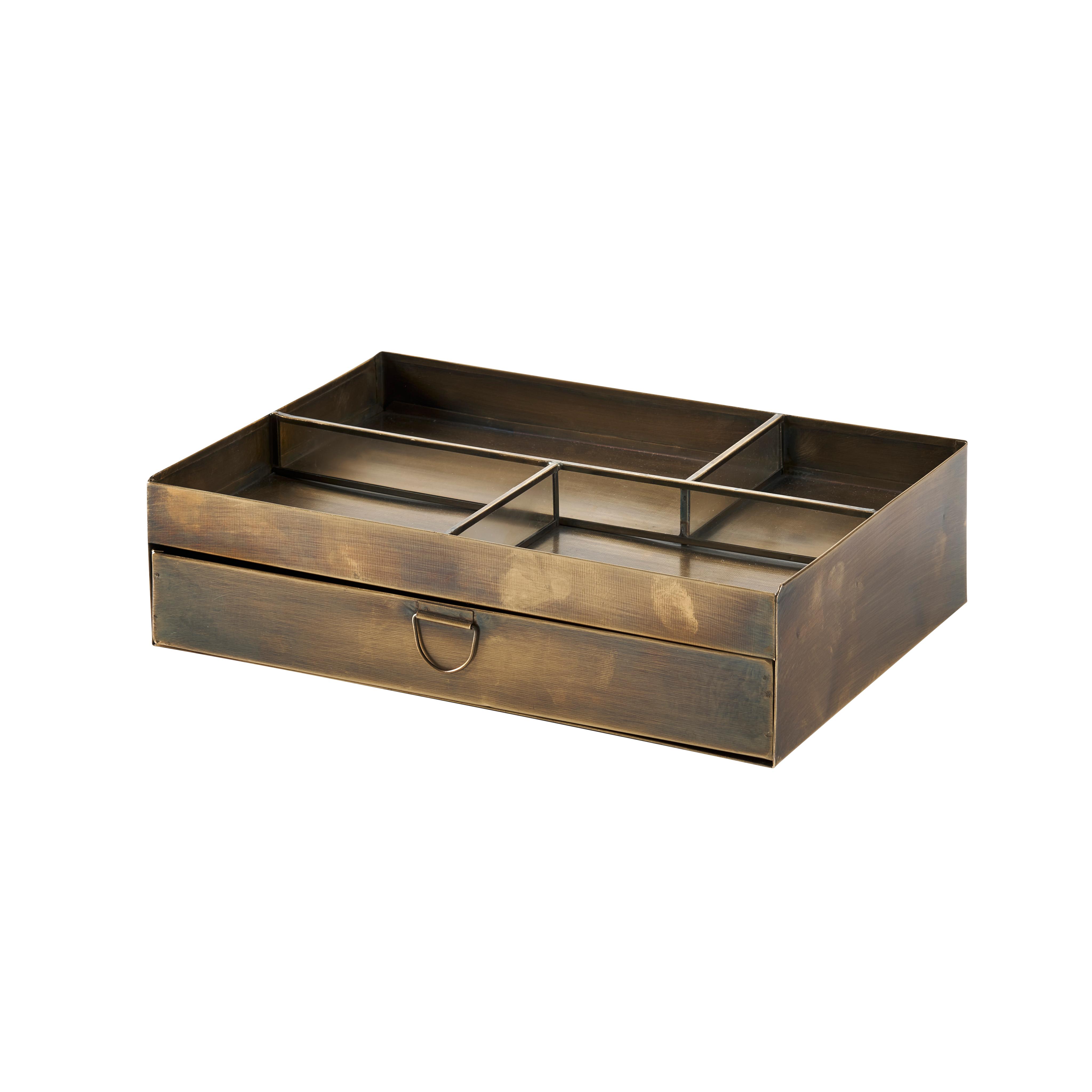 BRASS Bureau-organizer bronsH 8 x B 32 x D 22 cm