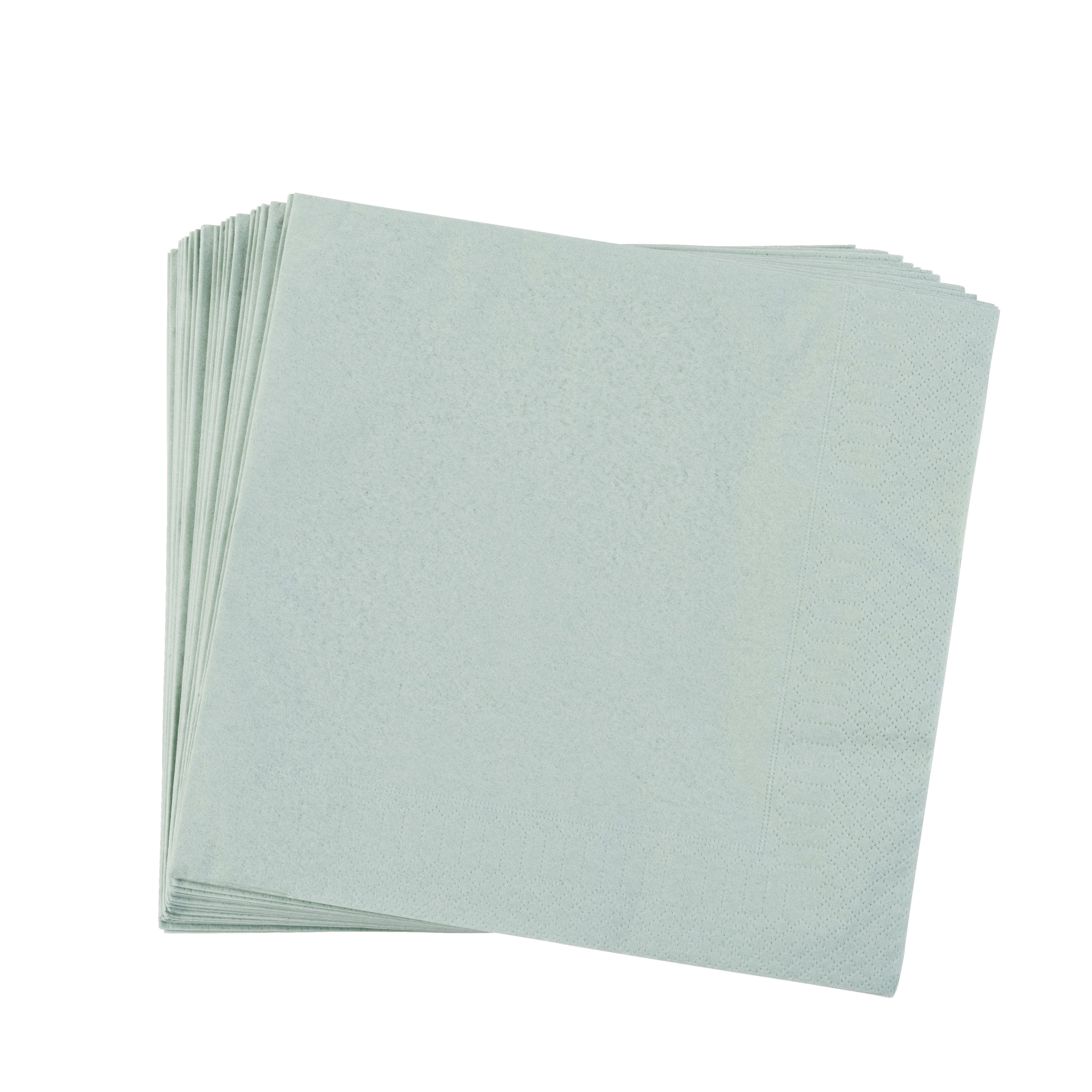 UNI Set van 20 servetten lichtgroenB 40 x L 40 cm