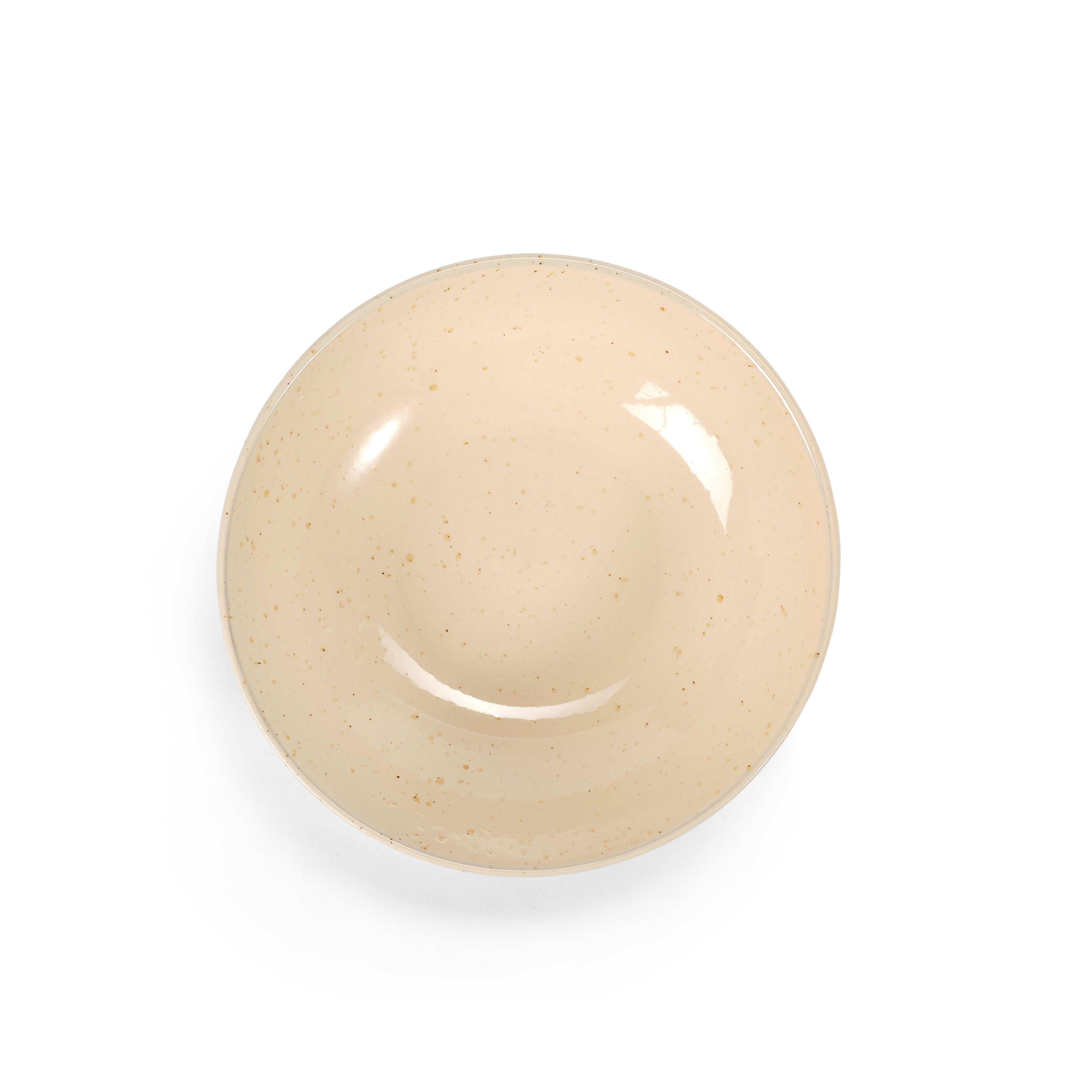 TERRA Diep bord beige - set van 4 Ø 21 cm