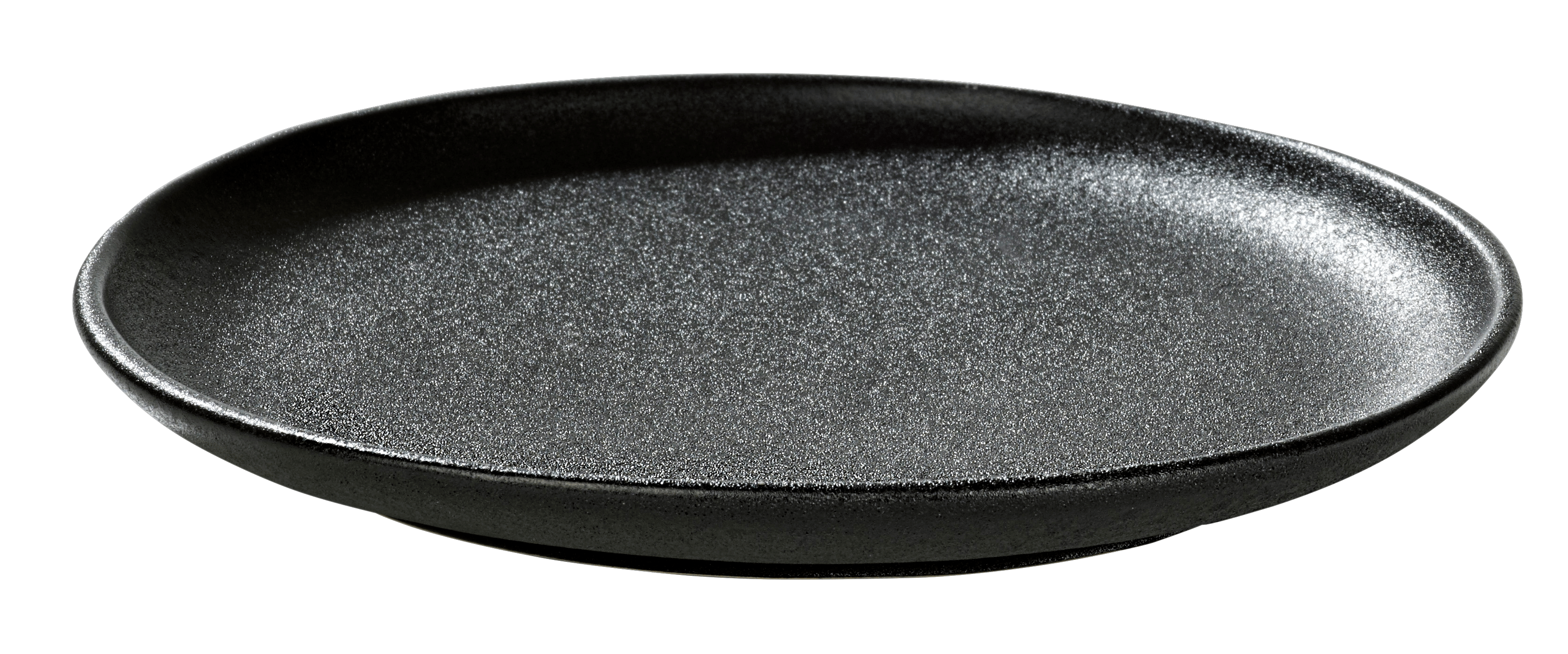 MAGMA Bord zwart - set van 6 Ø 20 cm