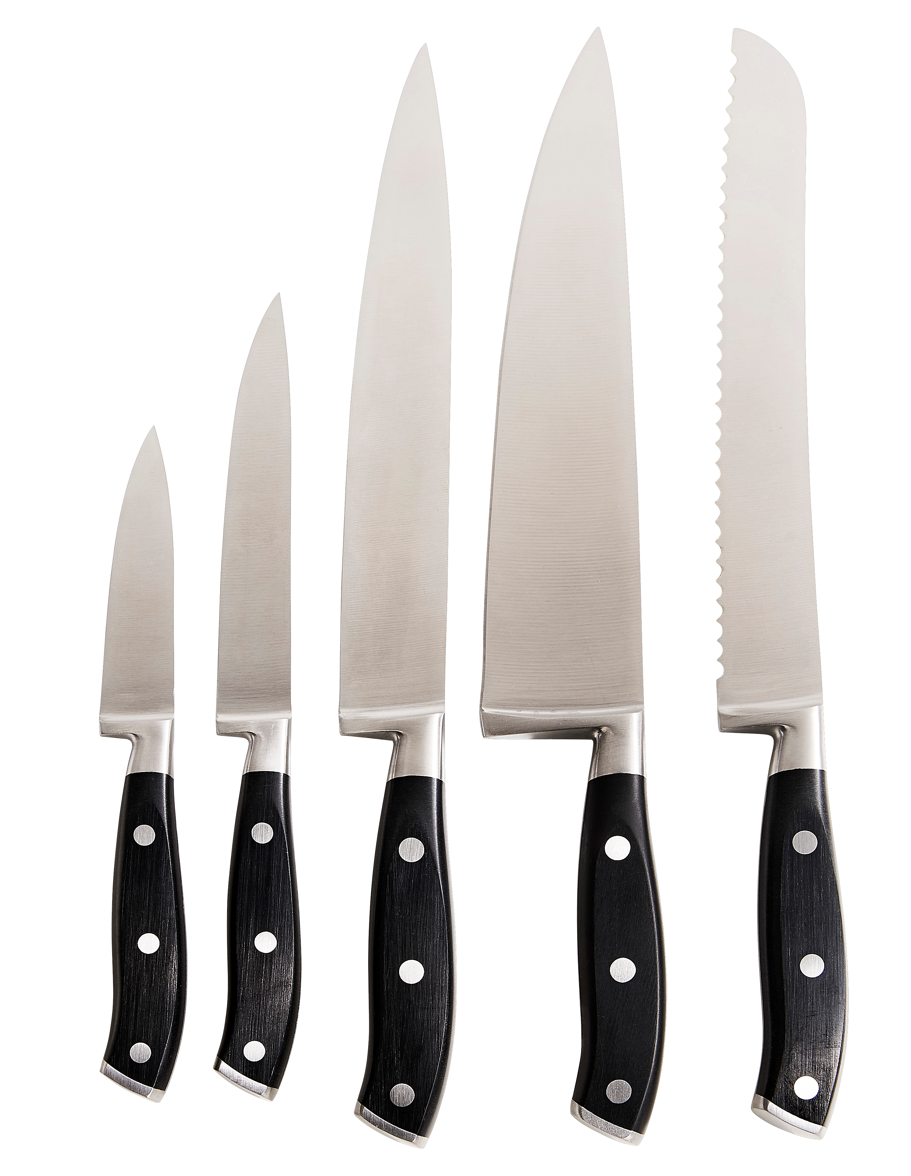 JULIENNE Universeel mes zwartB 2 x L 23 cm