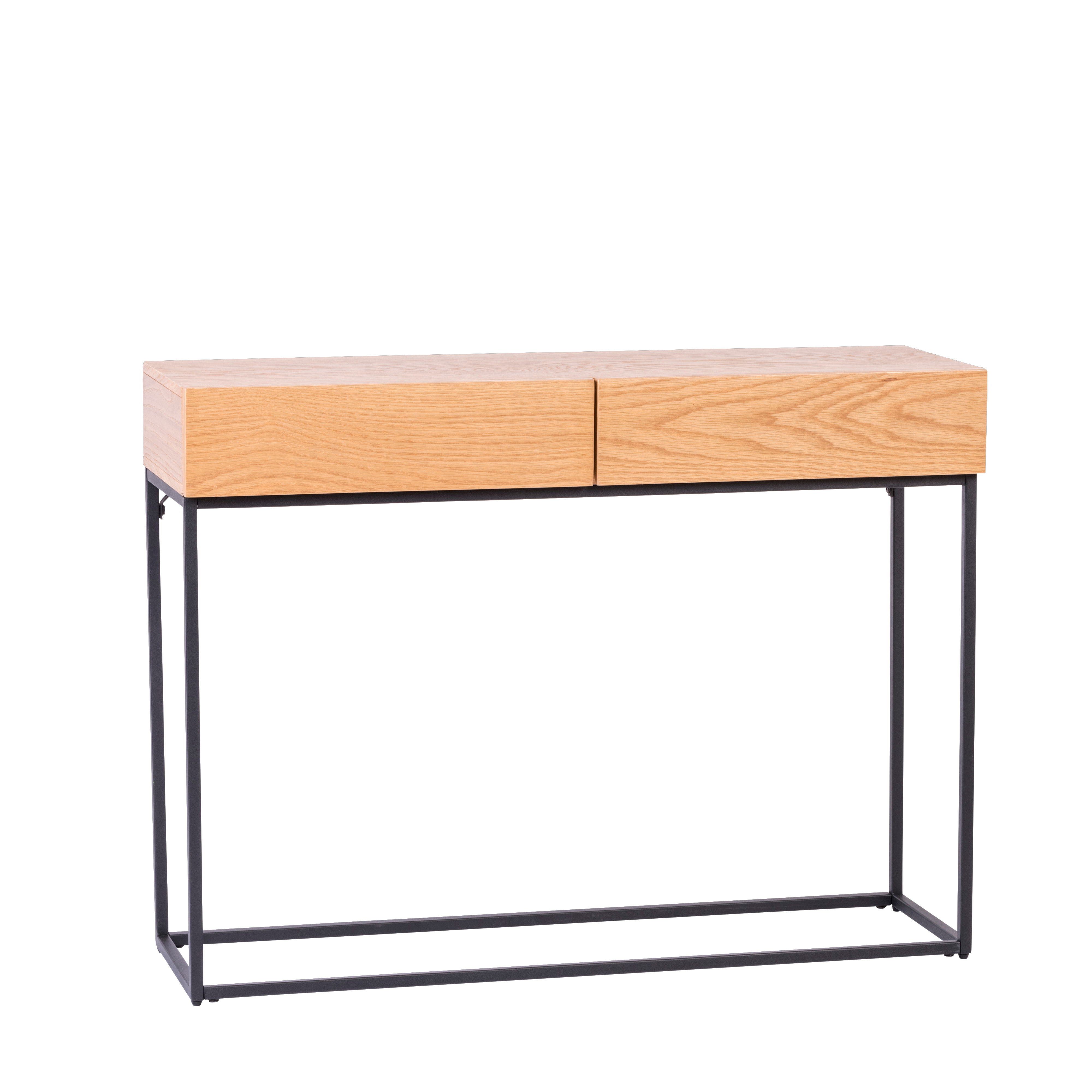 ALMA Wandtafel zwart, naturelH 75 x B 30 x L 100 cm