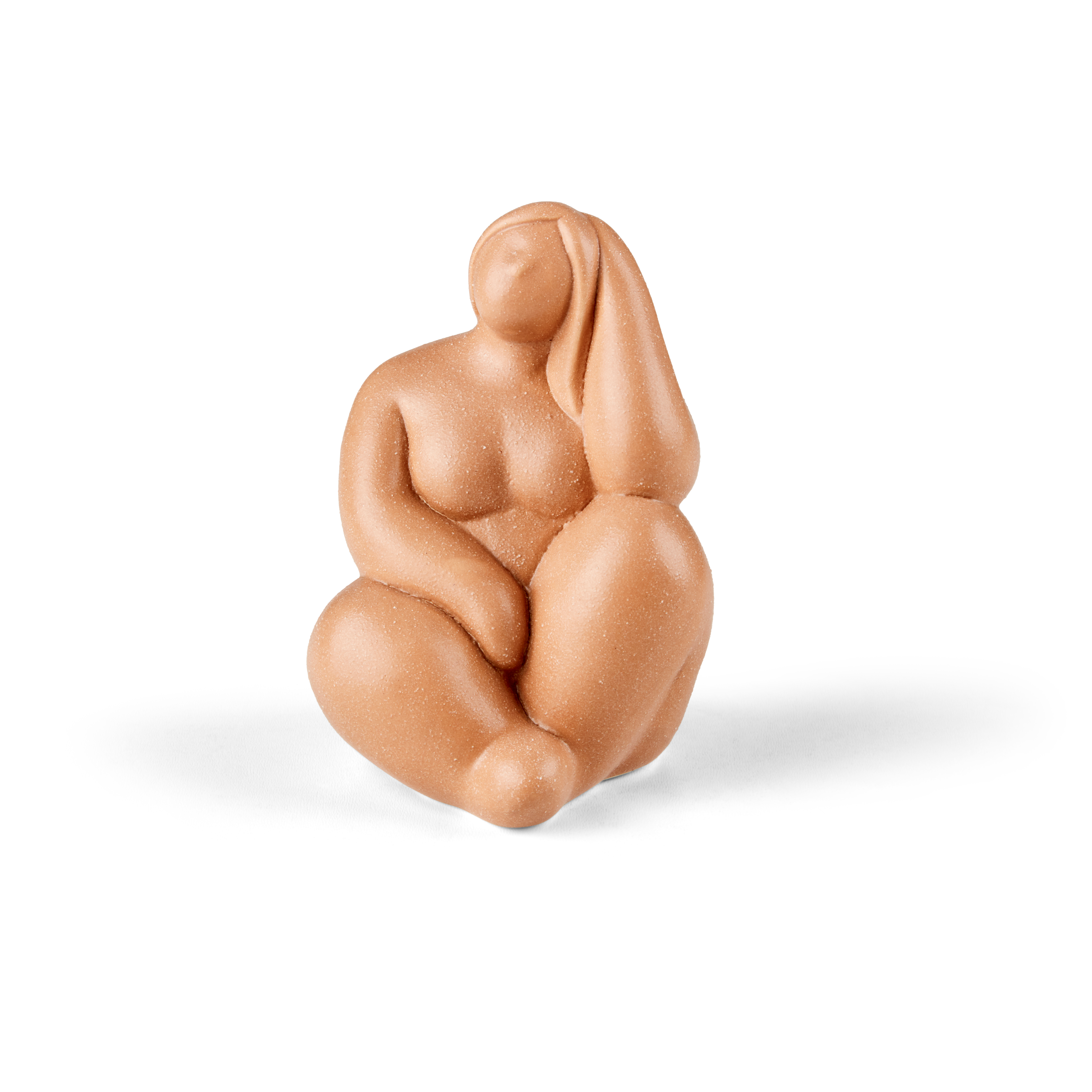 DIVA Keramische Deco bruinH 15 x B 11 x D 11 cm