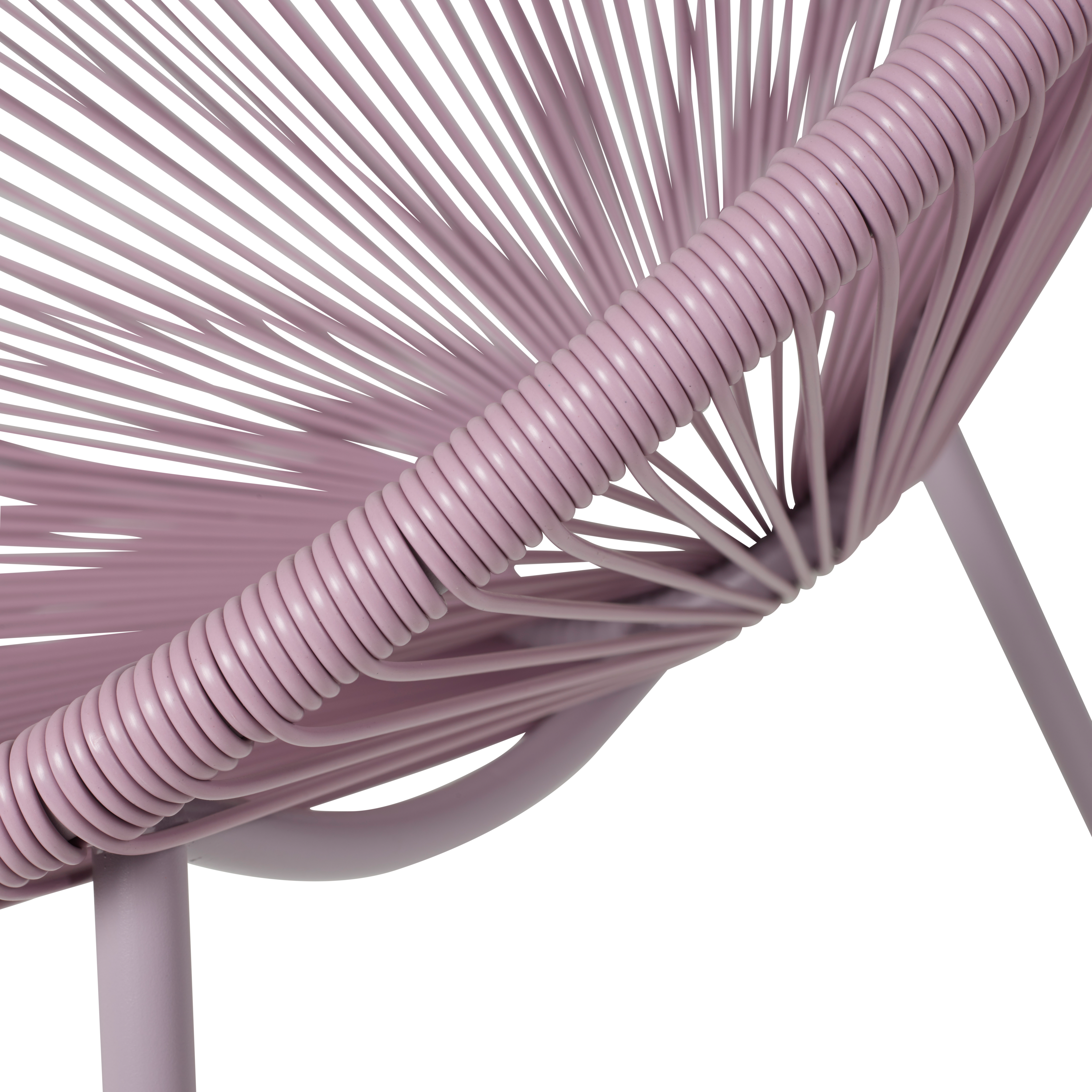 ACAPULCO Lounge stoel paarsH 82 x B 75 x D 69 cm - CASA