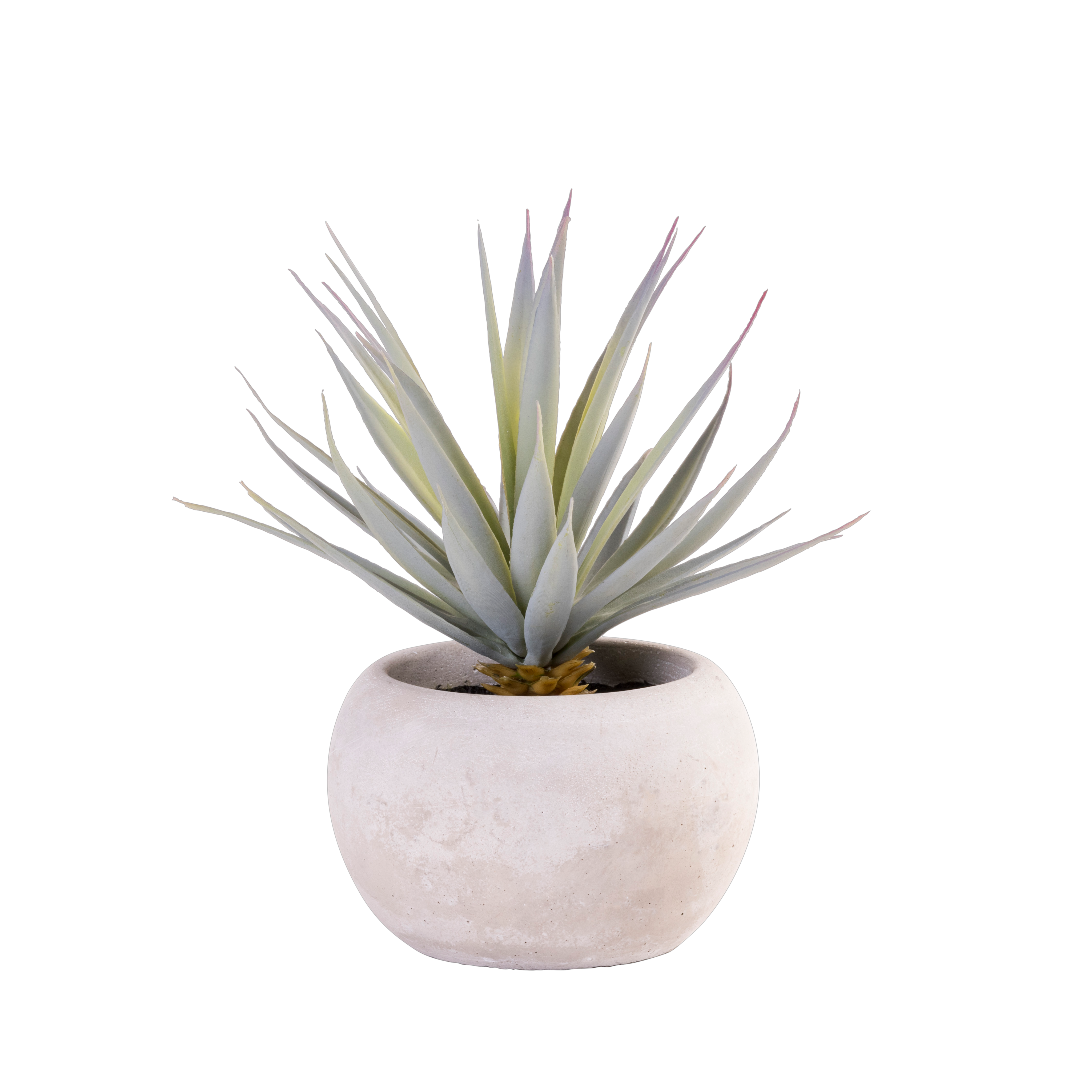 CEMENT Kunstvetplant in pot grijsH 18,5 cm - Ø 18 cm