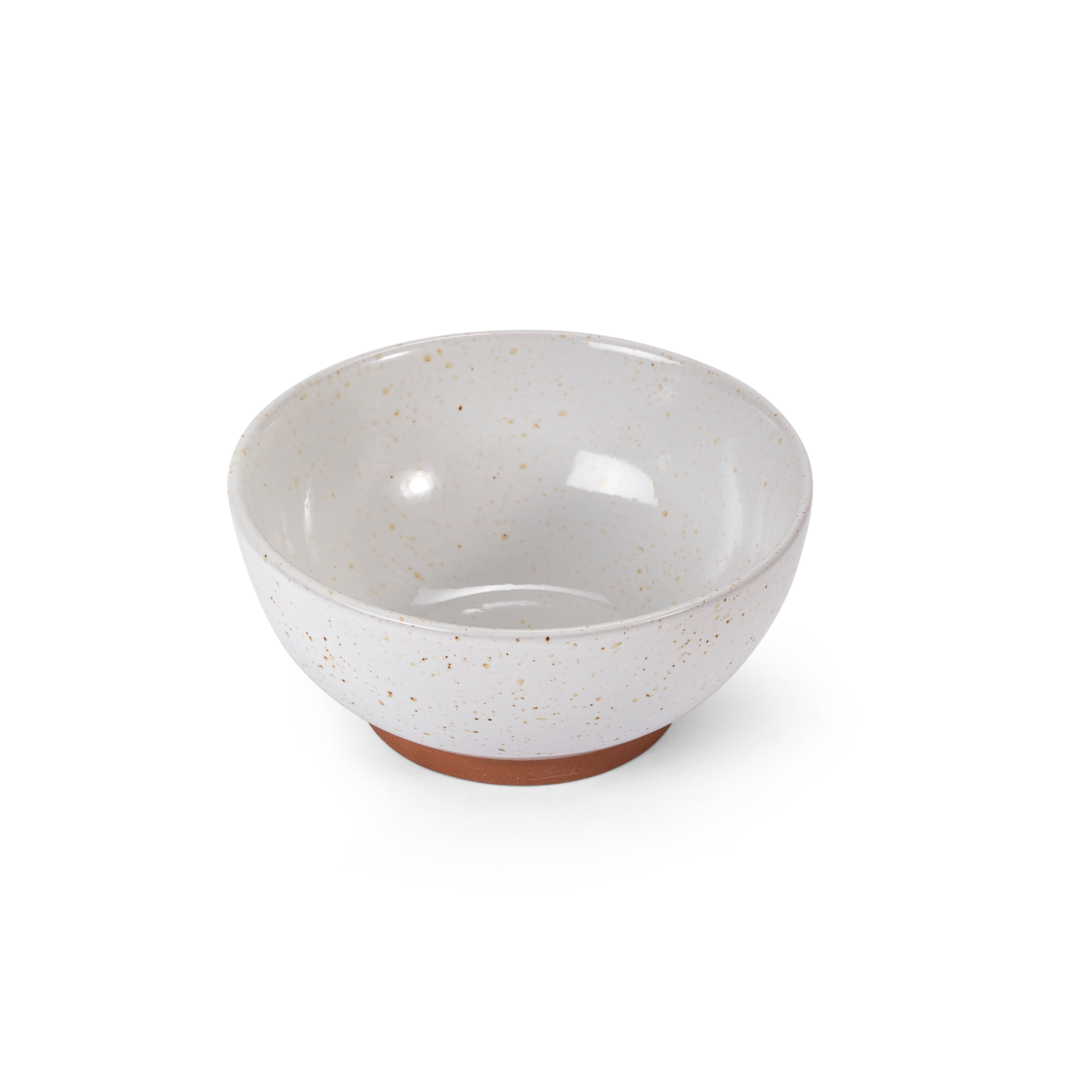 TERRA Bowl wit - set van 4 H 6,5 cm - Ø 14 cm