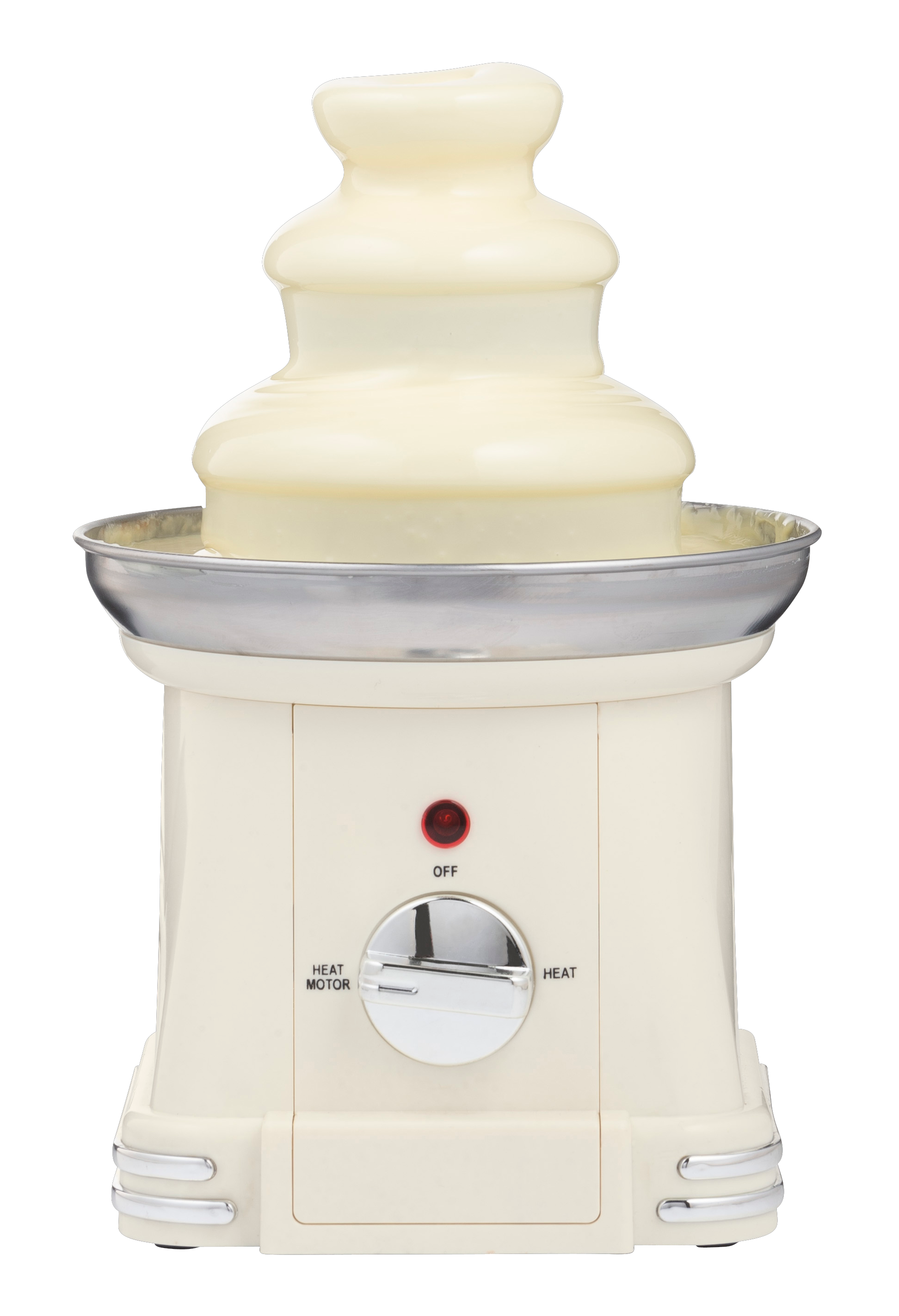 RETRO FUN Chocoladefontein crèmeH 25 cm - Ø 15 cm