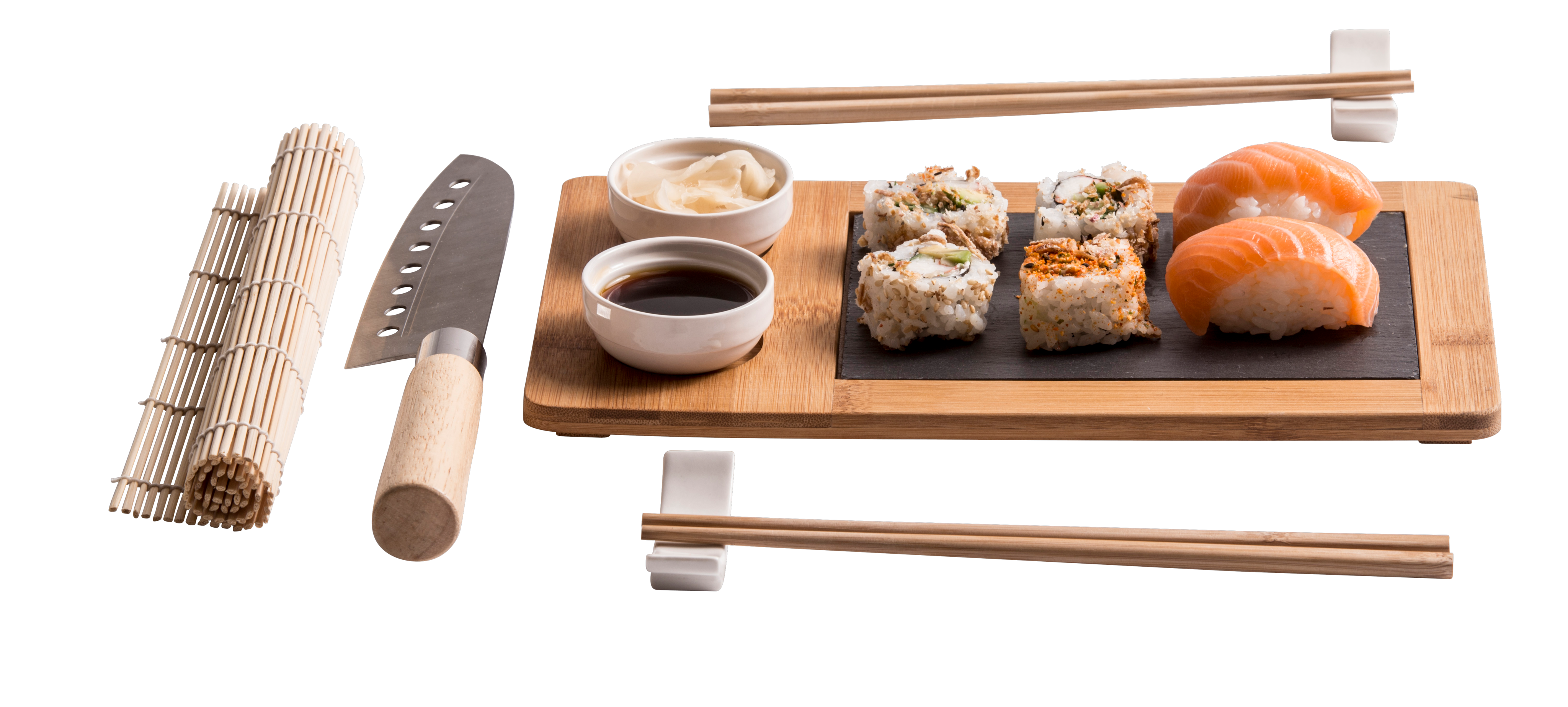 SAMOURAI Sushiset 10-delig naturelD 17 cm - CASA