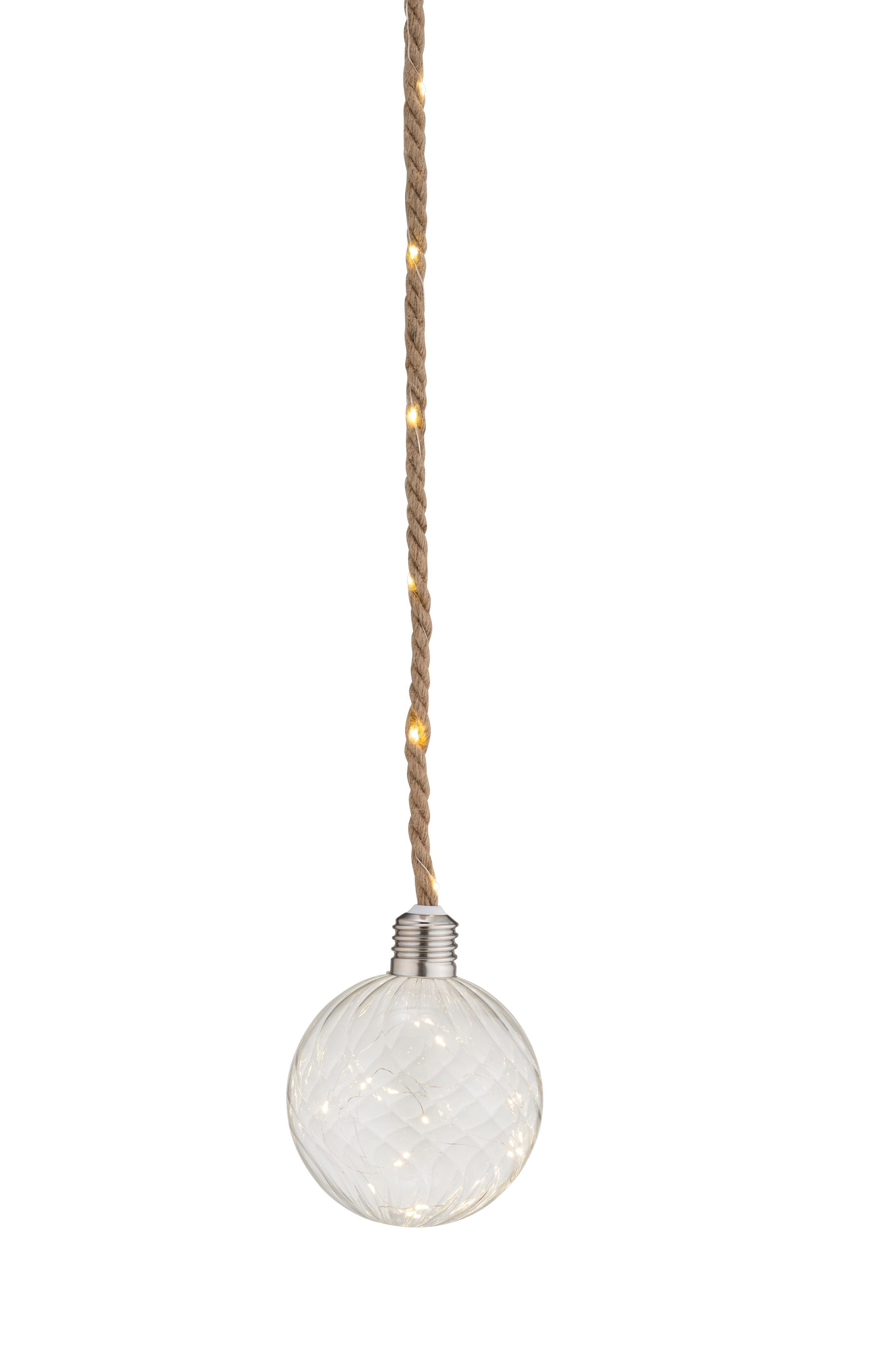 BLOXEM Deco bal 20 leds transparantØ 15 cm